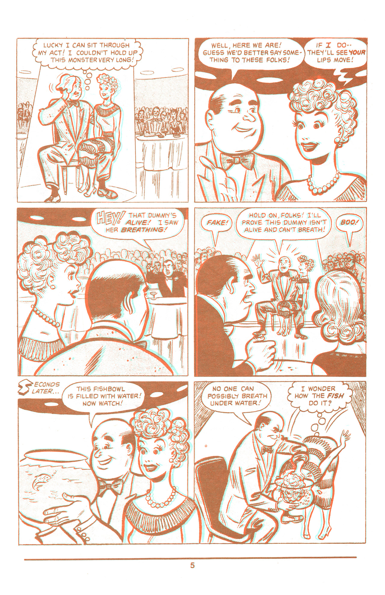 Read online I Love Lucy in 3-D comic -  Issue # Full - 7
