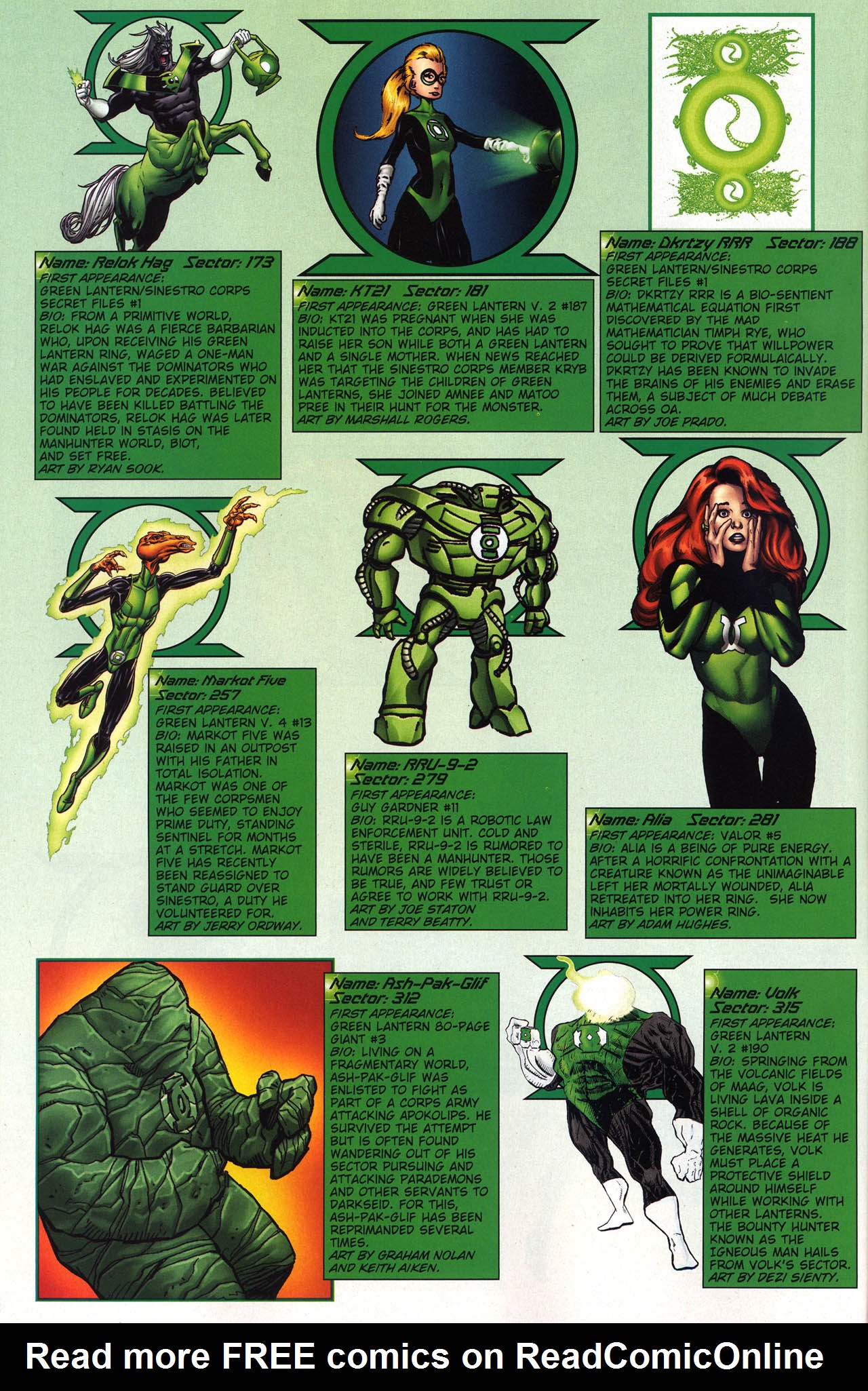 Read online Green Lantern/Sinestro Corps Secret Files comic -  Issue # Full - 17
