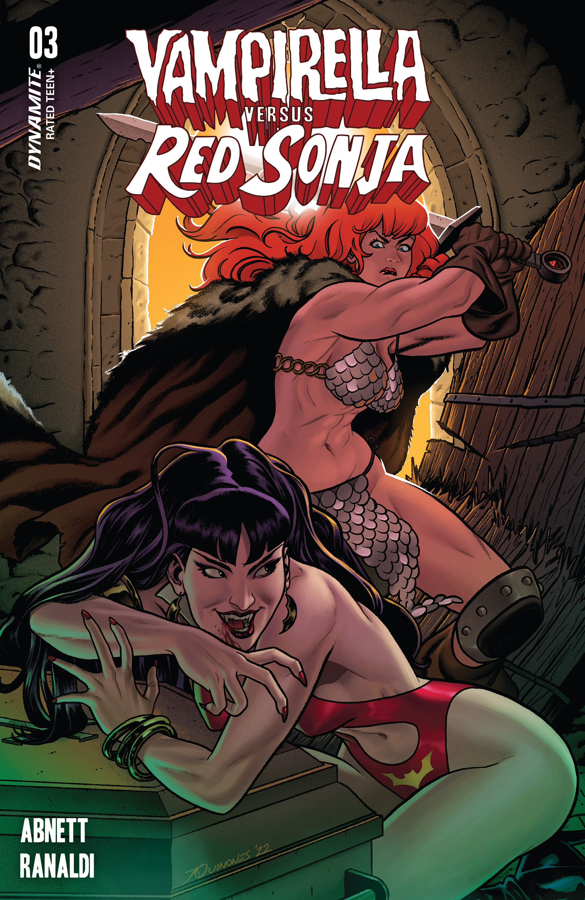 Read online Vampirella Vs. Red Sonja comic -  Issue #3 - 3