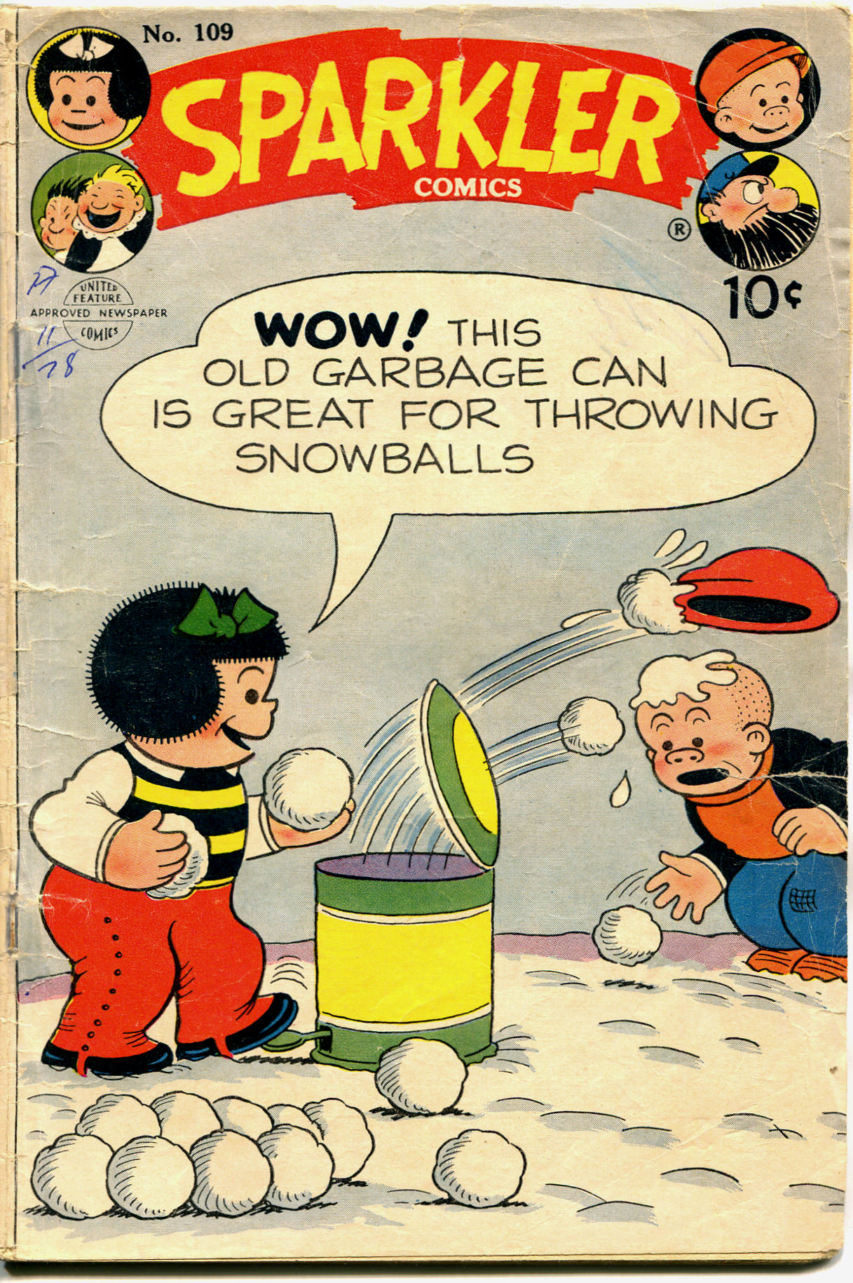 Read online Sparkler Comics comic -  Issue #109 - 1