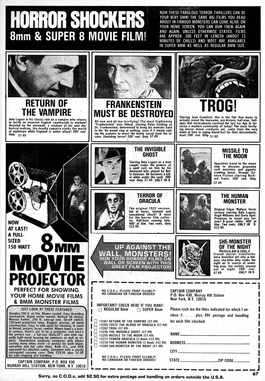 Read online Creepy (1964) comic -  Issue #56 - 67