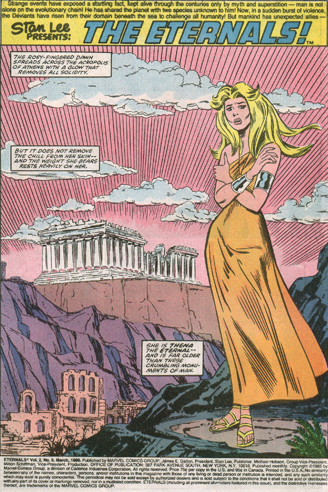 Read online Eternals (1985) comic -  Issue #6 - 2
