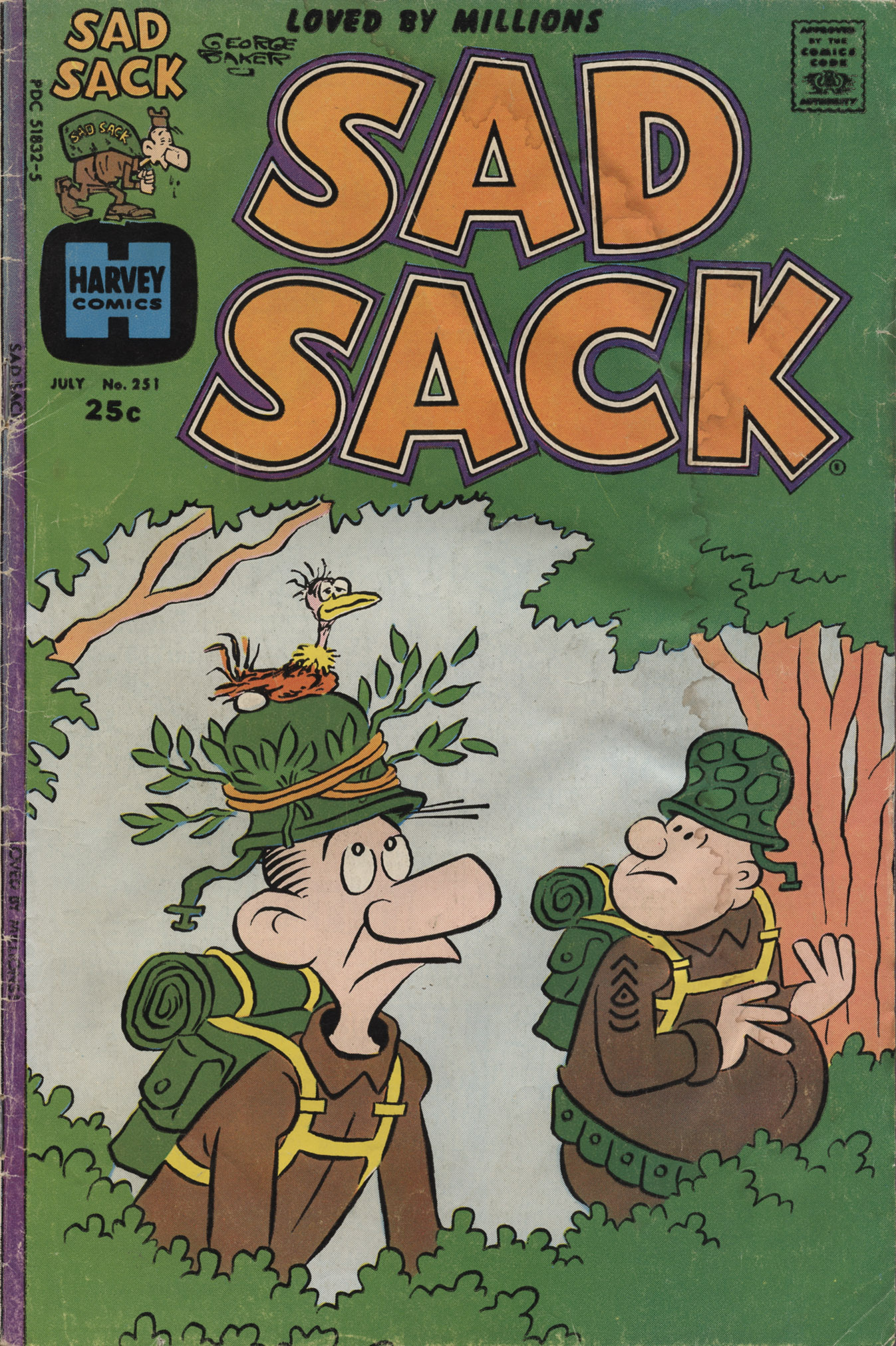 Read online Sad Sack comic -  Issue #251 - 1