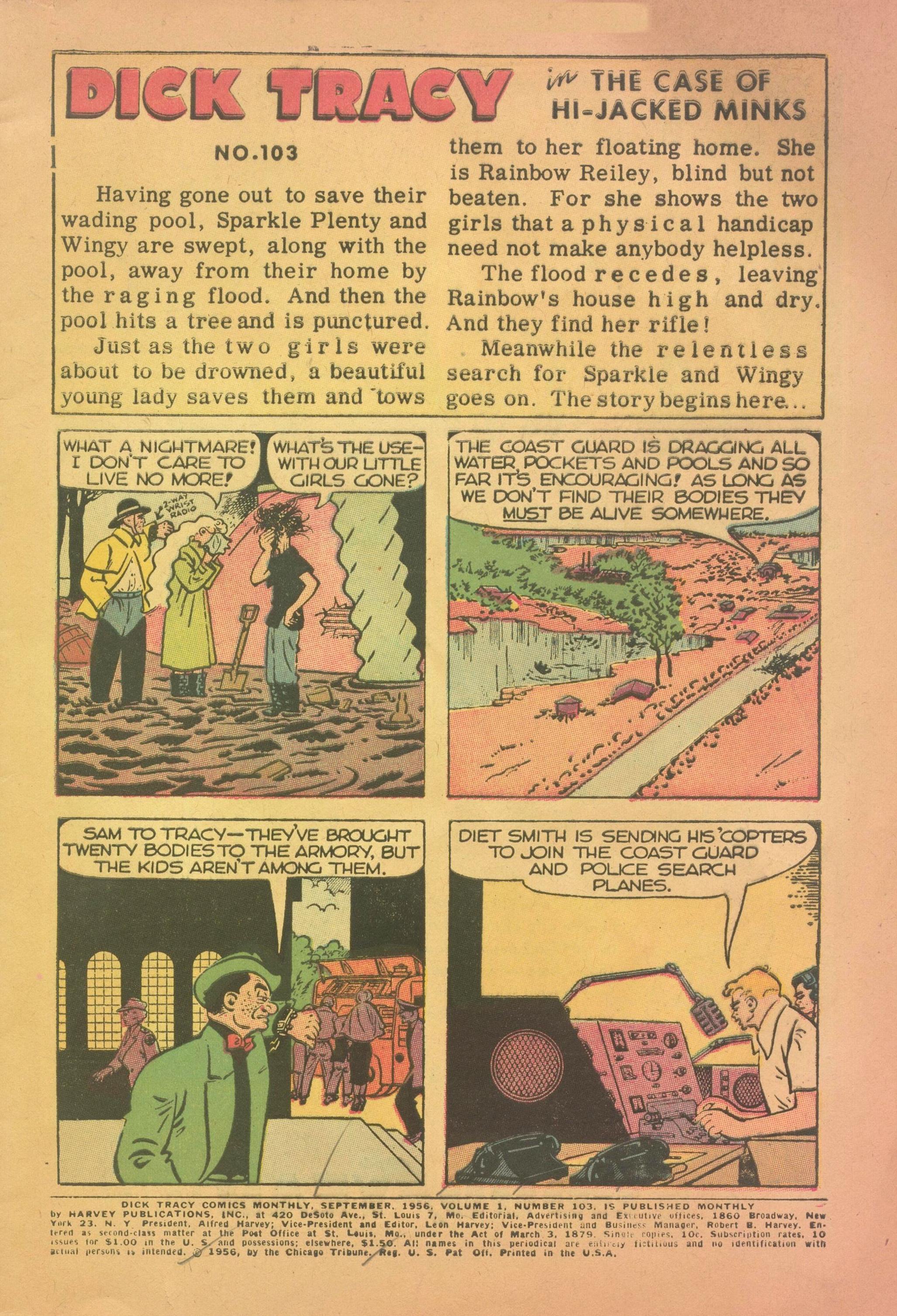 Read online Dick Tracy comic -  Issue #103 - 3