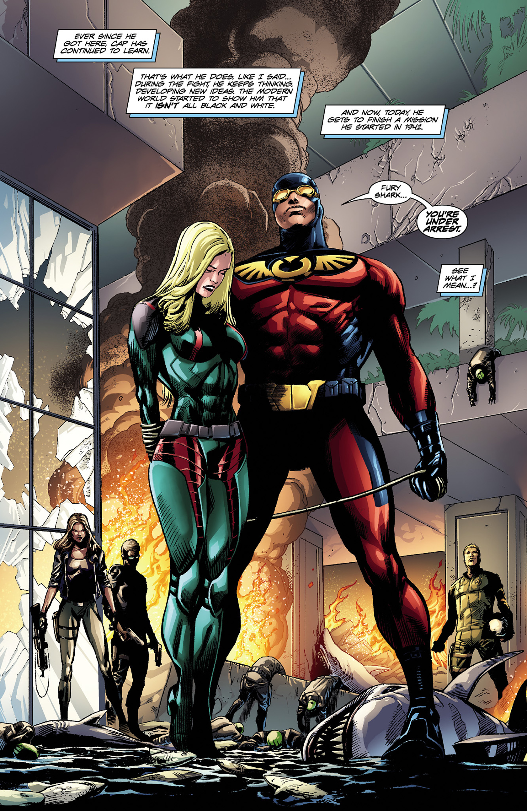 Read online Captain Midnight comic -  Issue #9 - 11
