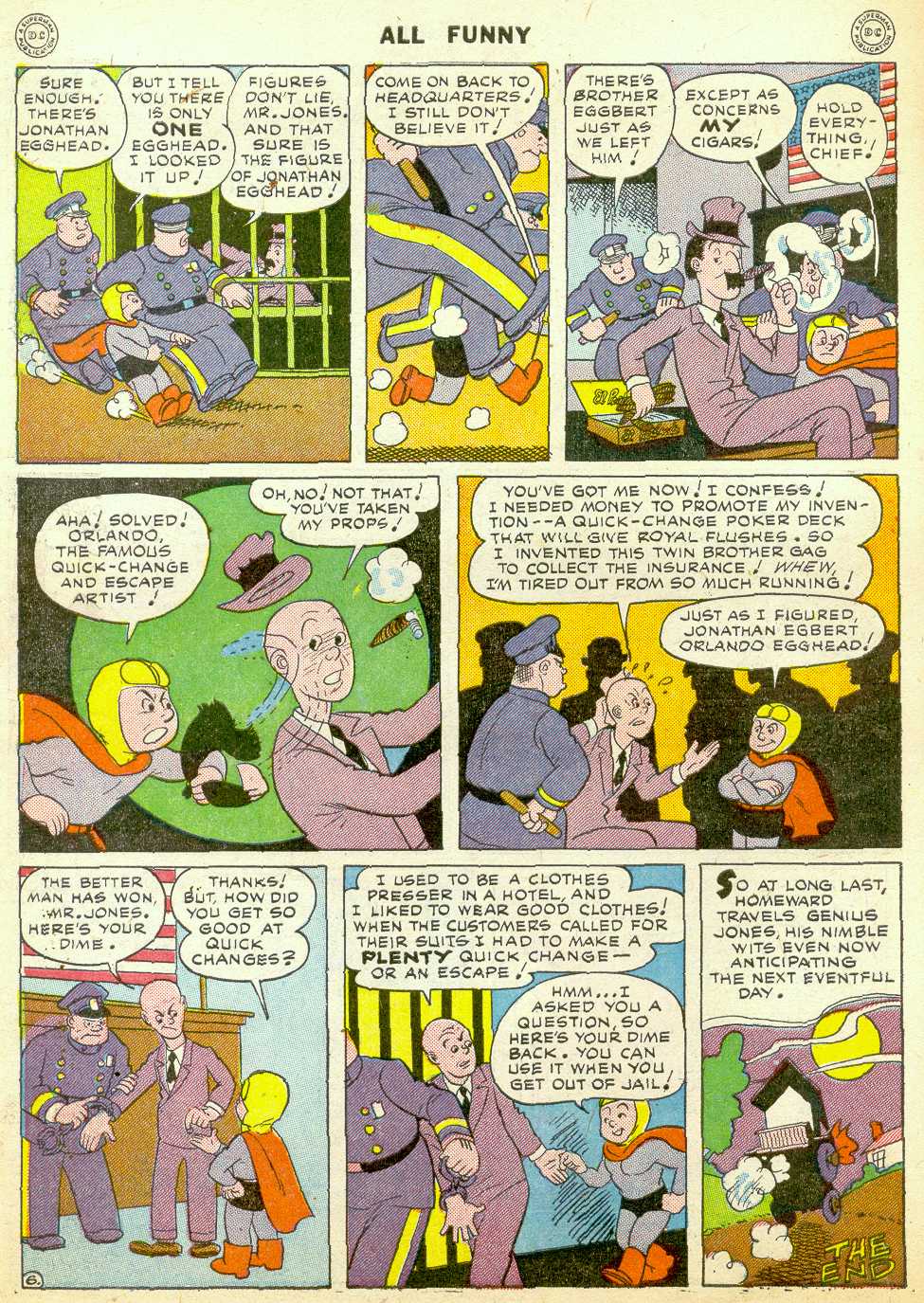 Read online All Funny Comics comic -  Issue #7 - 8