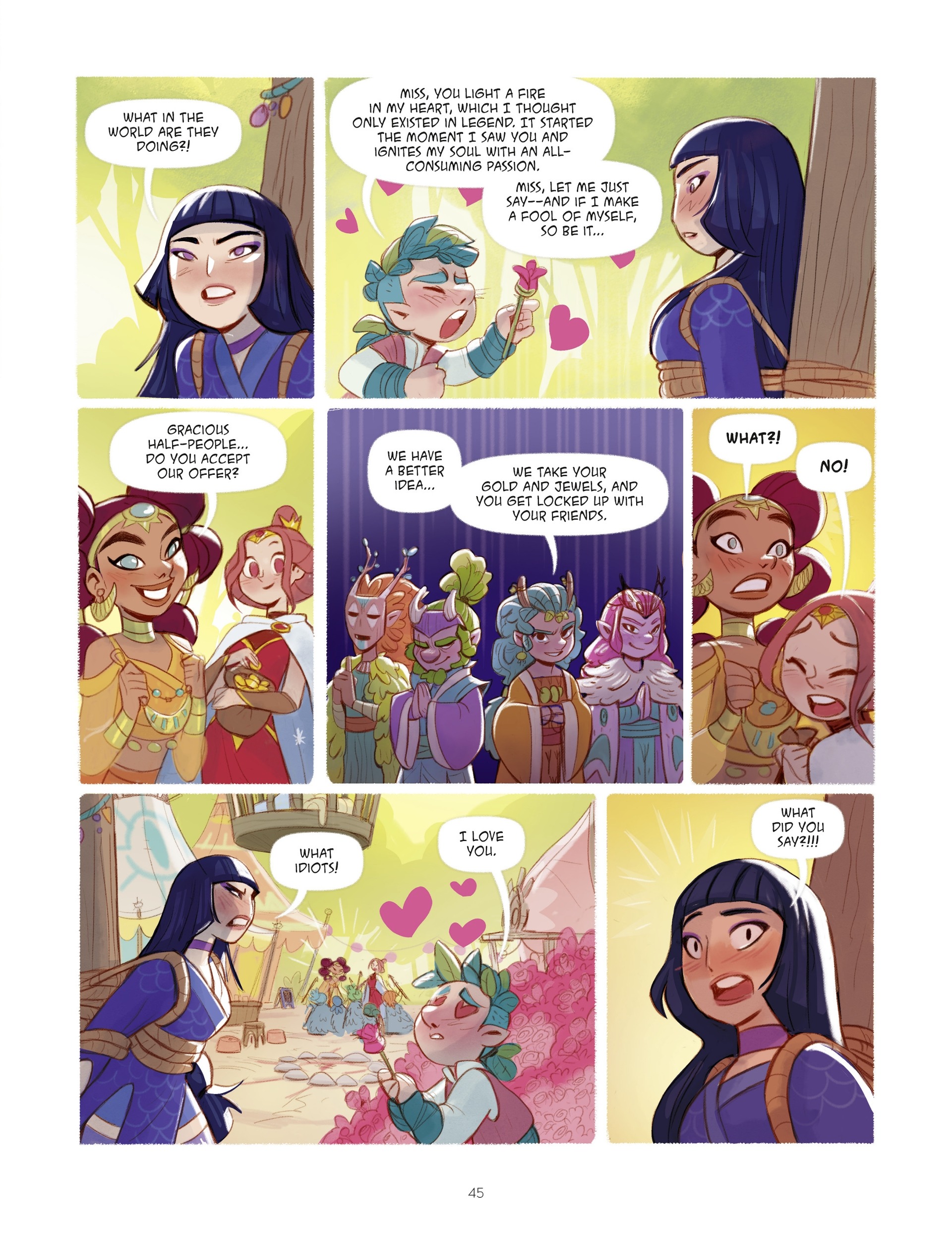 Read online The Unicorn Legacy: Call of the Goddess comic -  Issue # TPB - 44