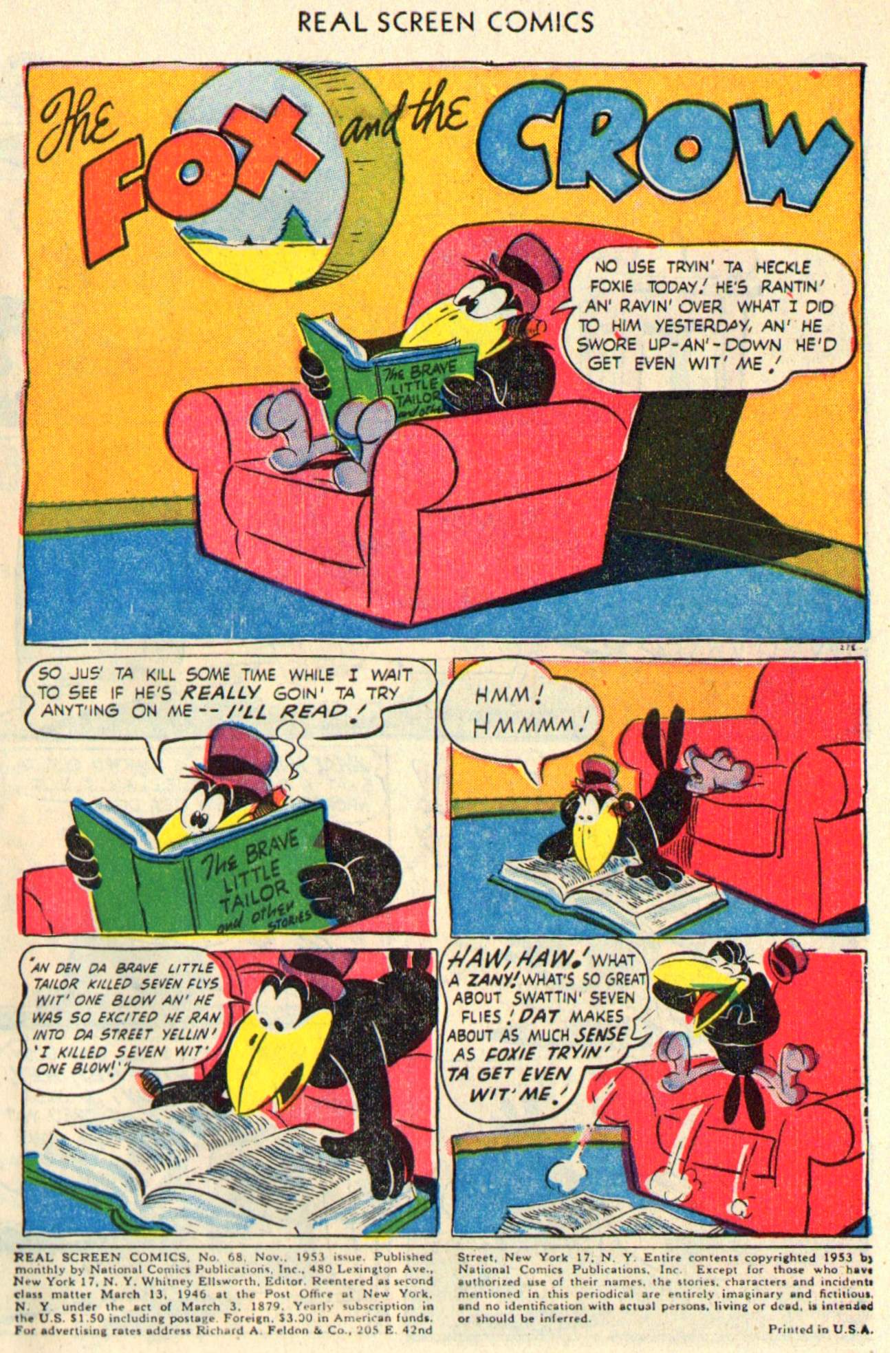 Read online Real Screen Comics comic -  Issue #68 - 3
