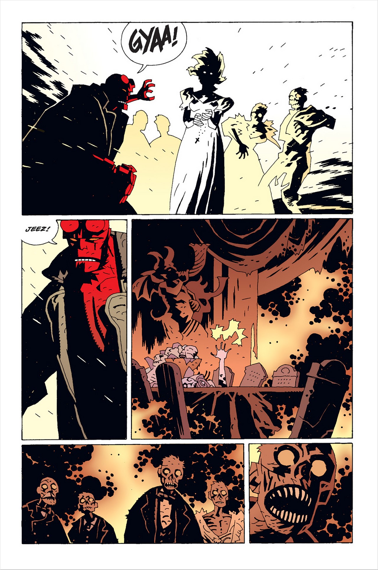 Read online Hellboy Christmas Underground comic -  Issue # Full - 13