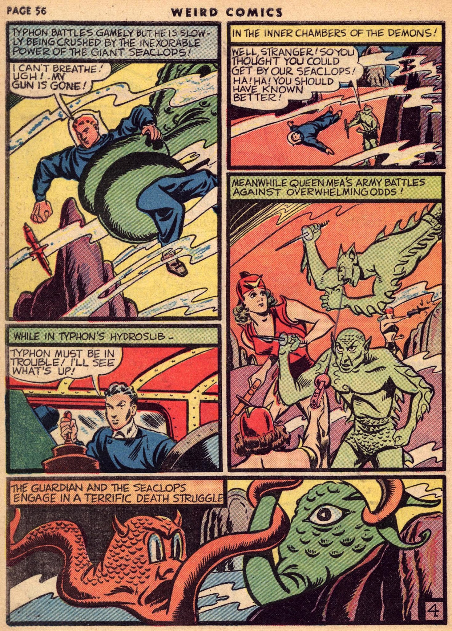 Read online Weird Comics comic -  Issue #5 - 58