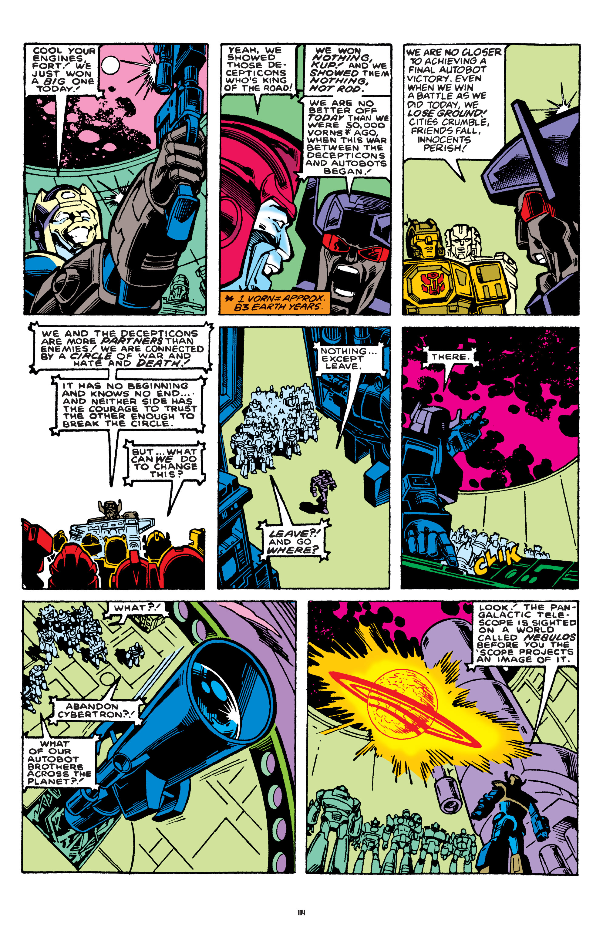 Read online The Transformers Classics comic -  Issue # TPB 7 - 103