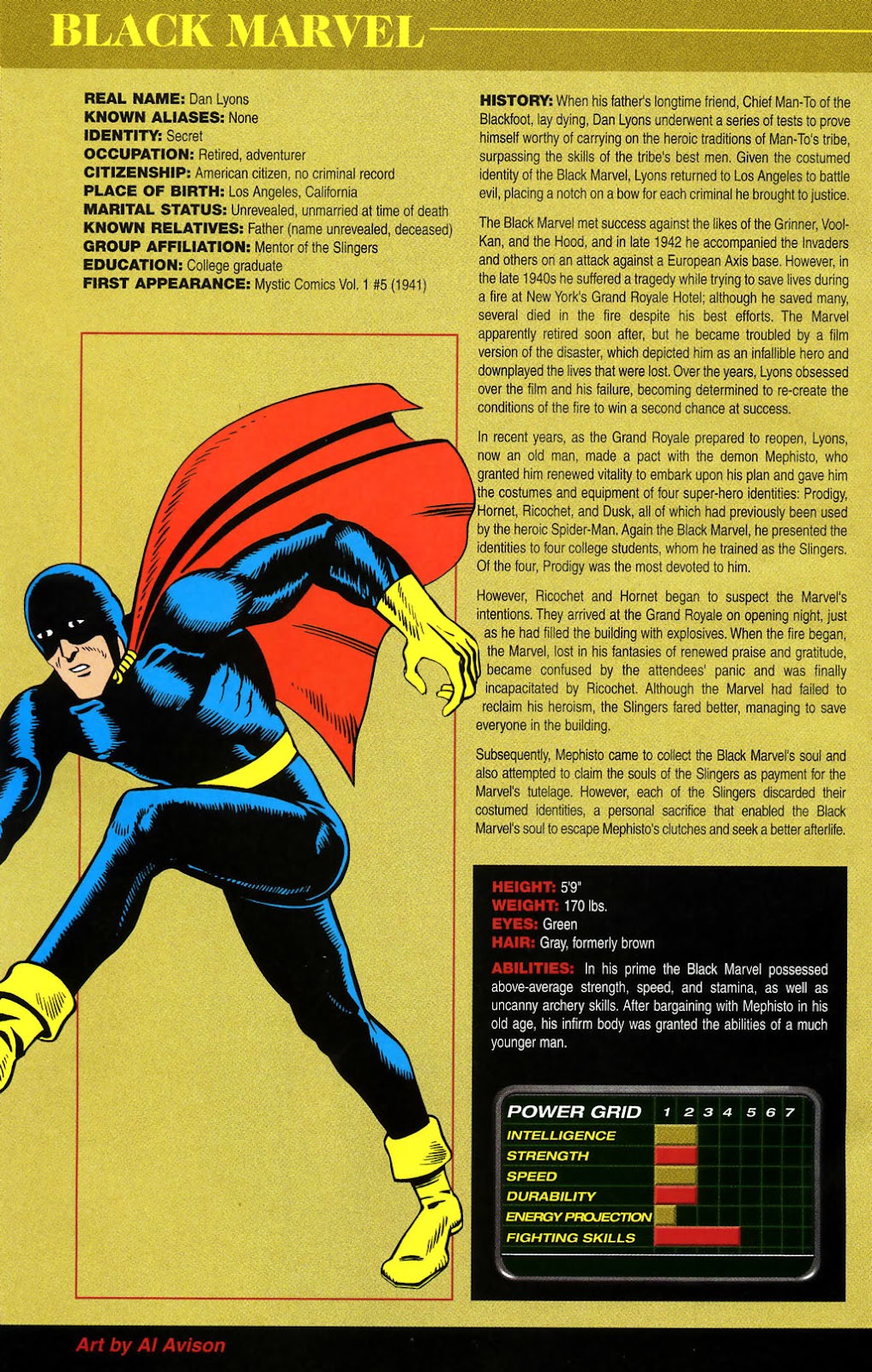 The Official Handbook of the Marvel Universe: Golden Age issue Full - Page 6