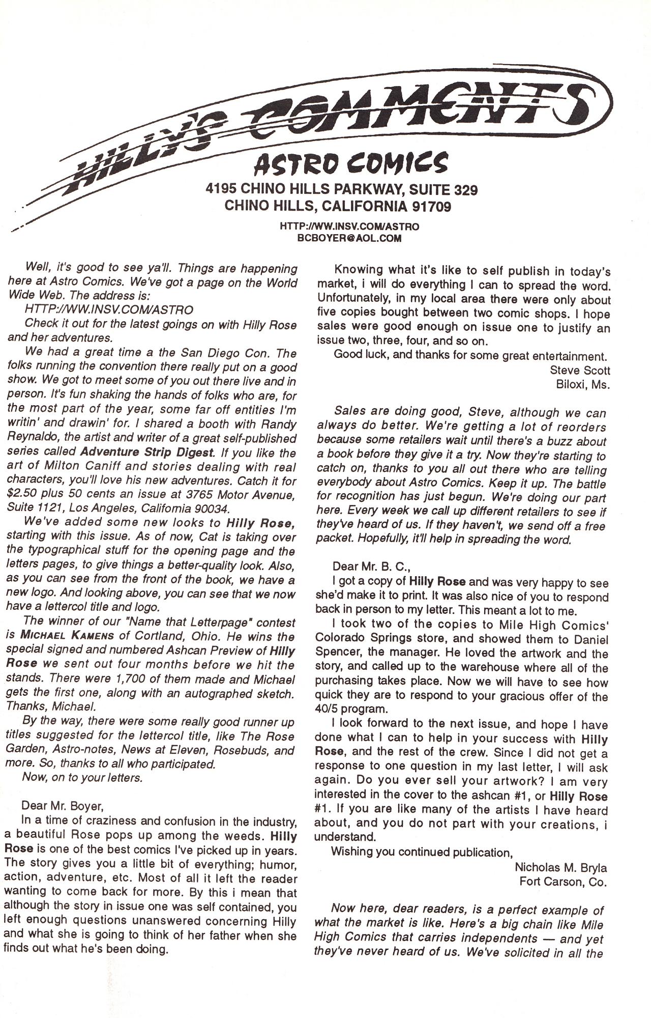Read online Hilly Rose comic -  Issue #3 - 31