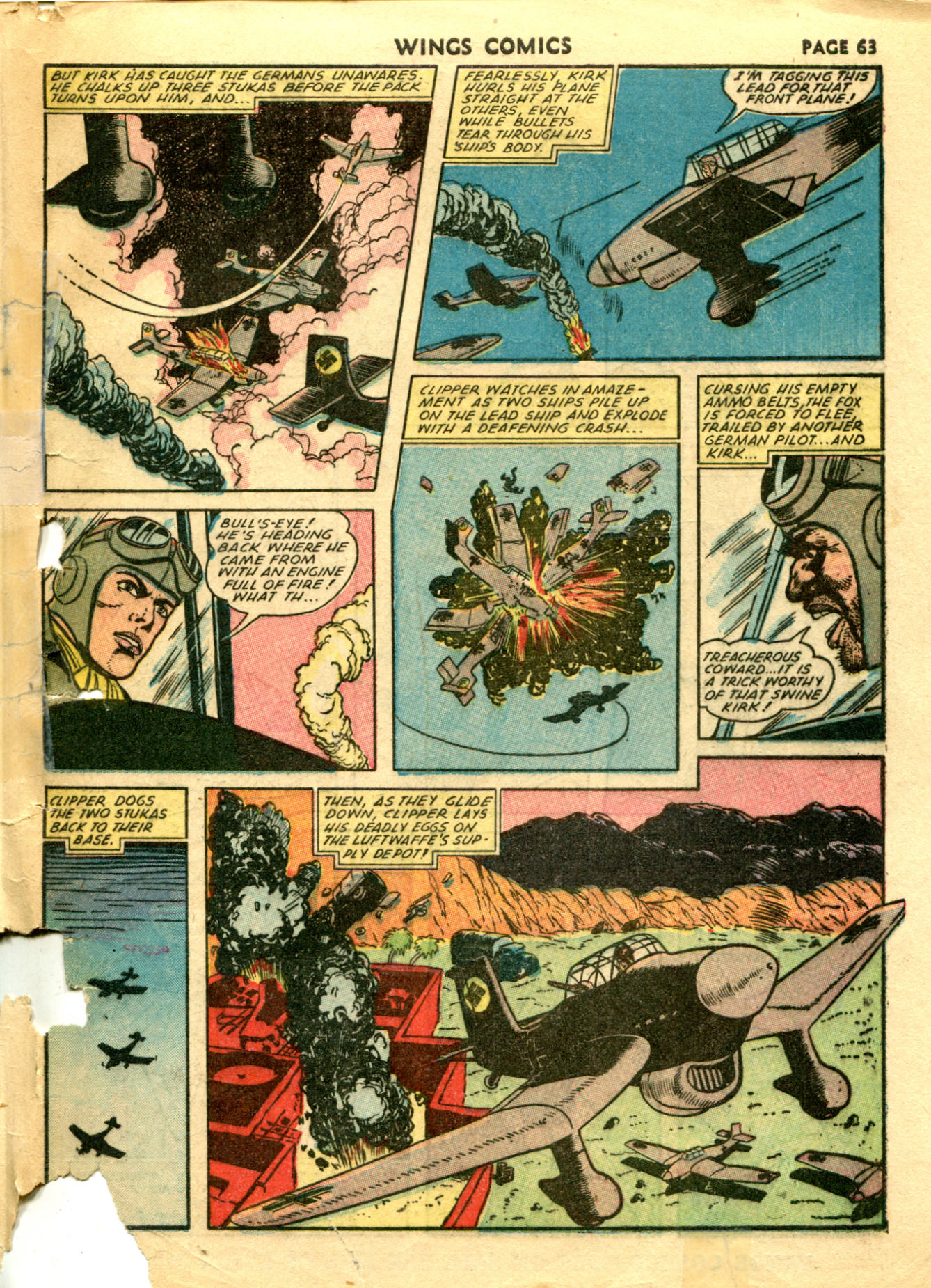 Read online Wings Comics comic -  Issue #25 - 64