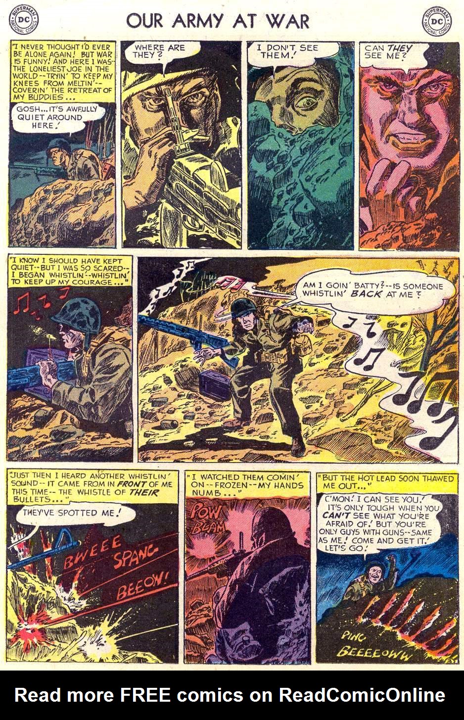 Read online Our Army at War (1952) comic -  Issue #8 - 23