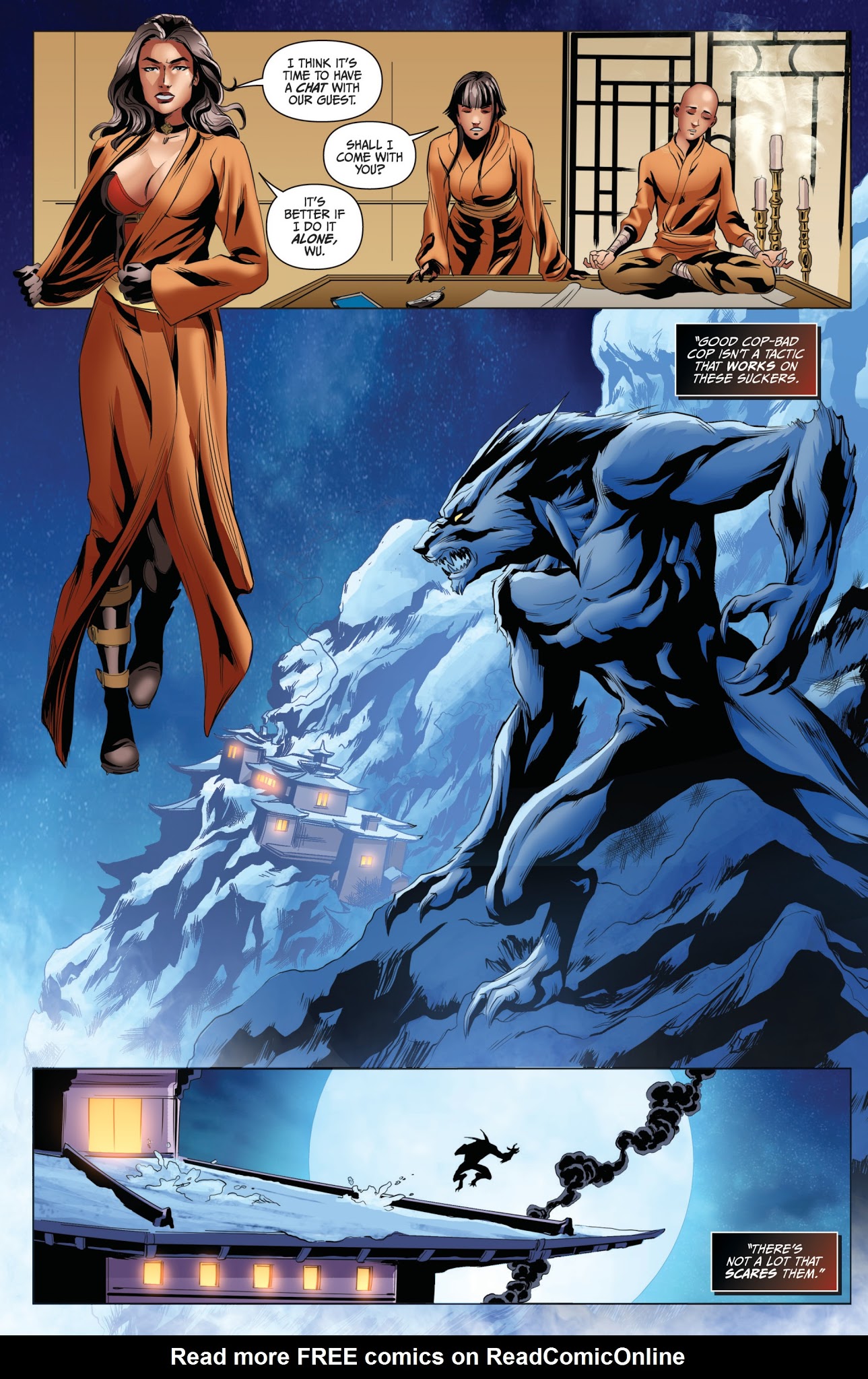 Read online Van Helsing vs. Werewolf comic -  Issue # _TPB 1 - 68