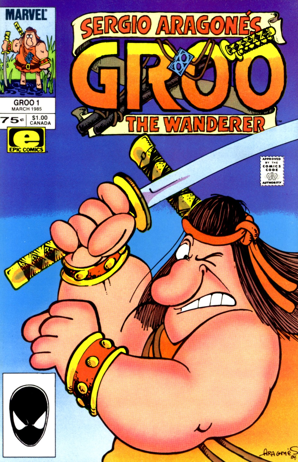 Read online Sergio Aragonés Groo the Wanderer comic -  Issue #1 - 1