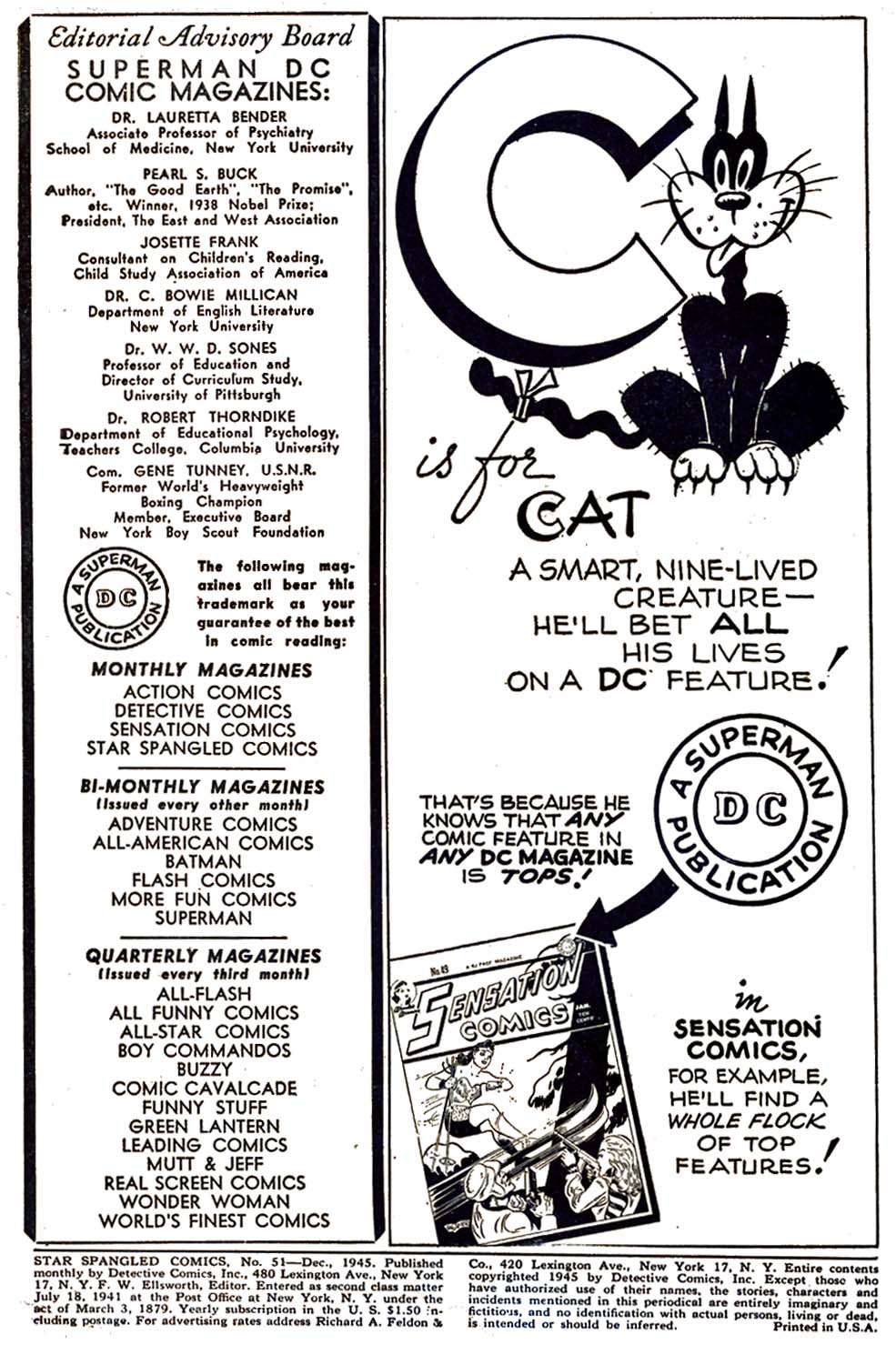 Read online Star Spangled Comics comic -  Issue #51 - 2