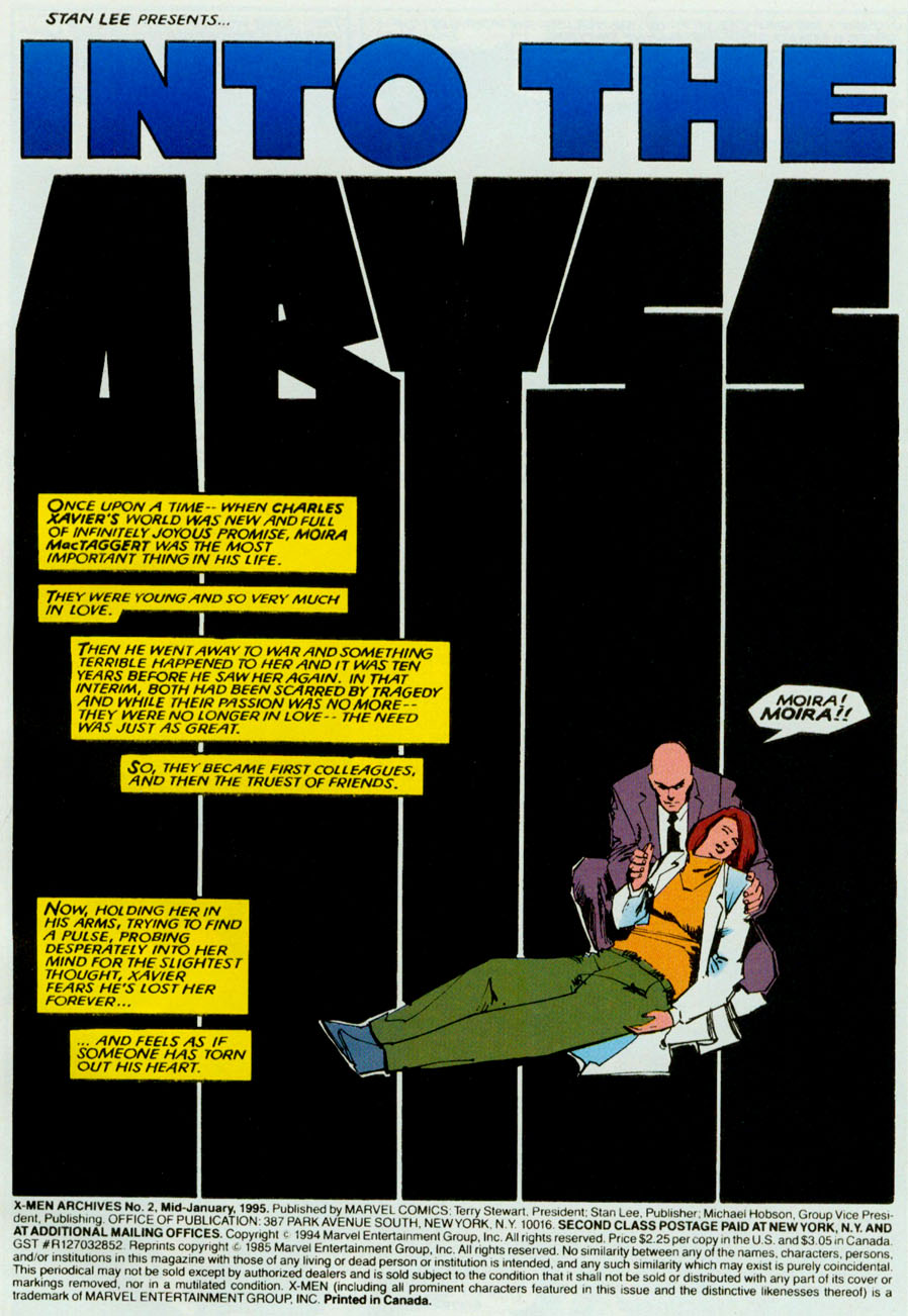 Read online X-Men Archives comic -  Issue #2 - 3