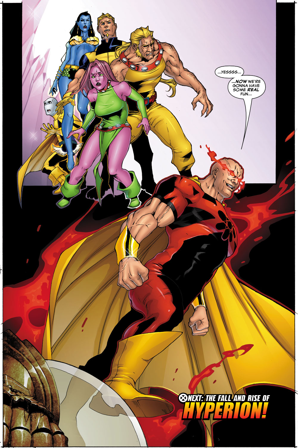 Read online Exiles (2001) comic -  Issue #62 - 22