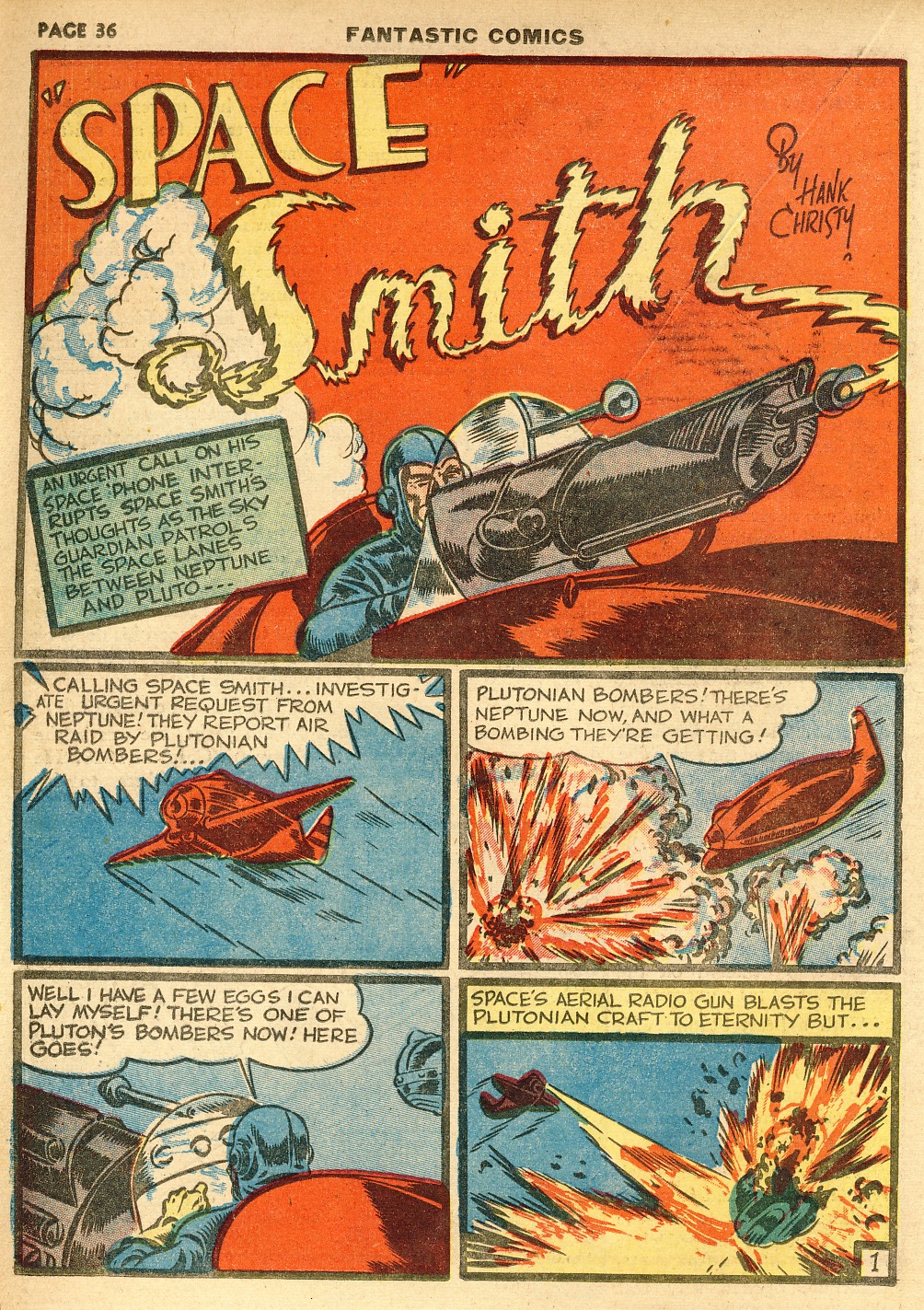 Read online Fantastic Comics comic -  Issue #10 - 37