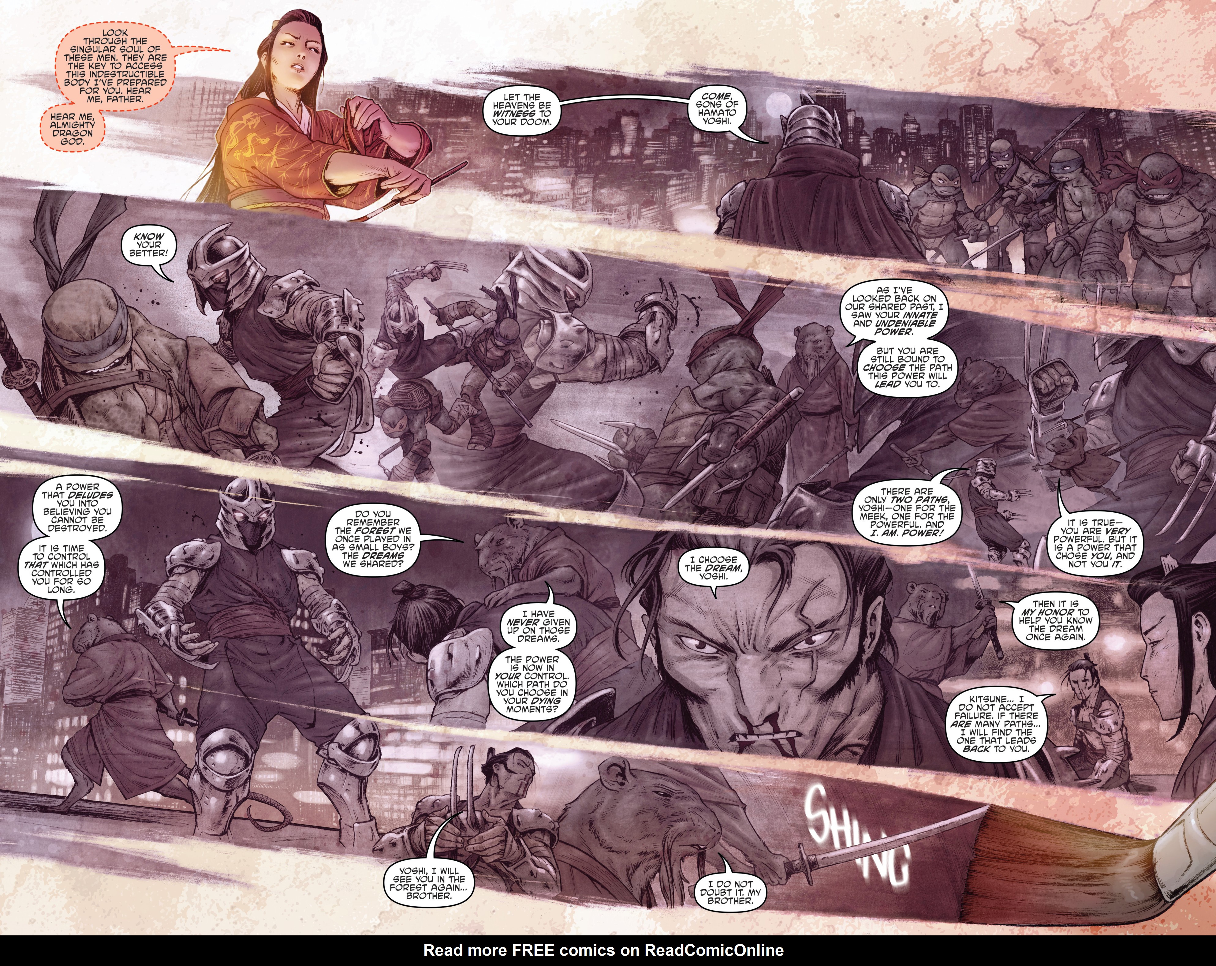 Read online Teenage Mutant Ninja Turtles: Shredder in Hell comic -  Issue #1 - 4