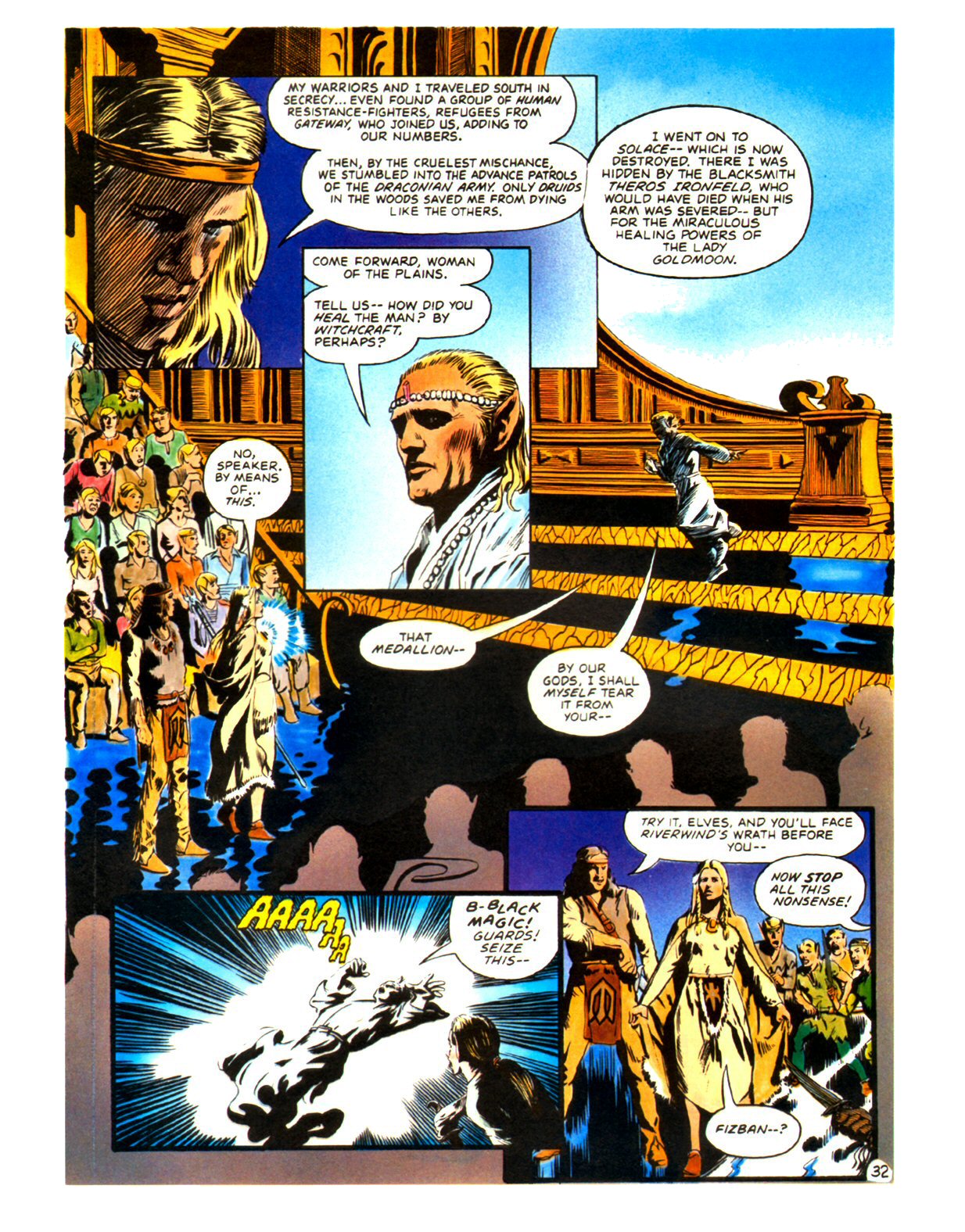Read online Dragonlance Saga comic -  Issue #2 - 37
