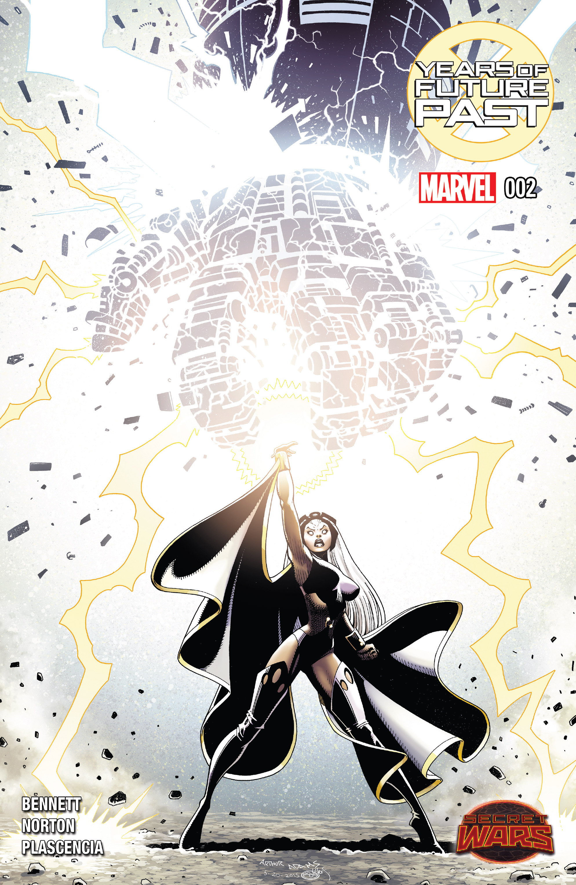 Read online Years of Future Past comic -  Issue #2 - 1