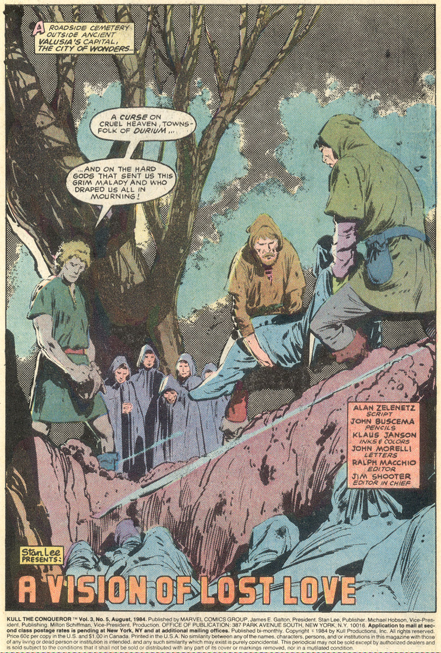 Read online Kull The Conqueror (1983) comic -  Issue #5 - 2