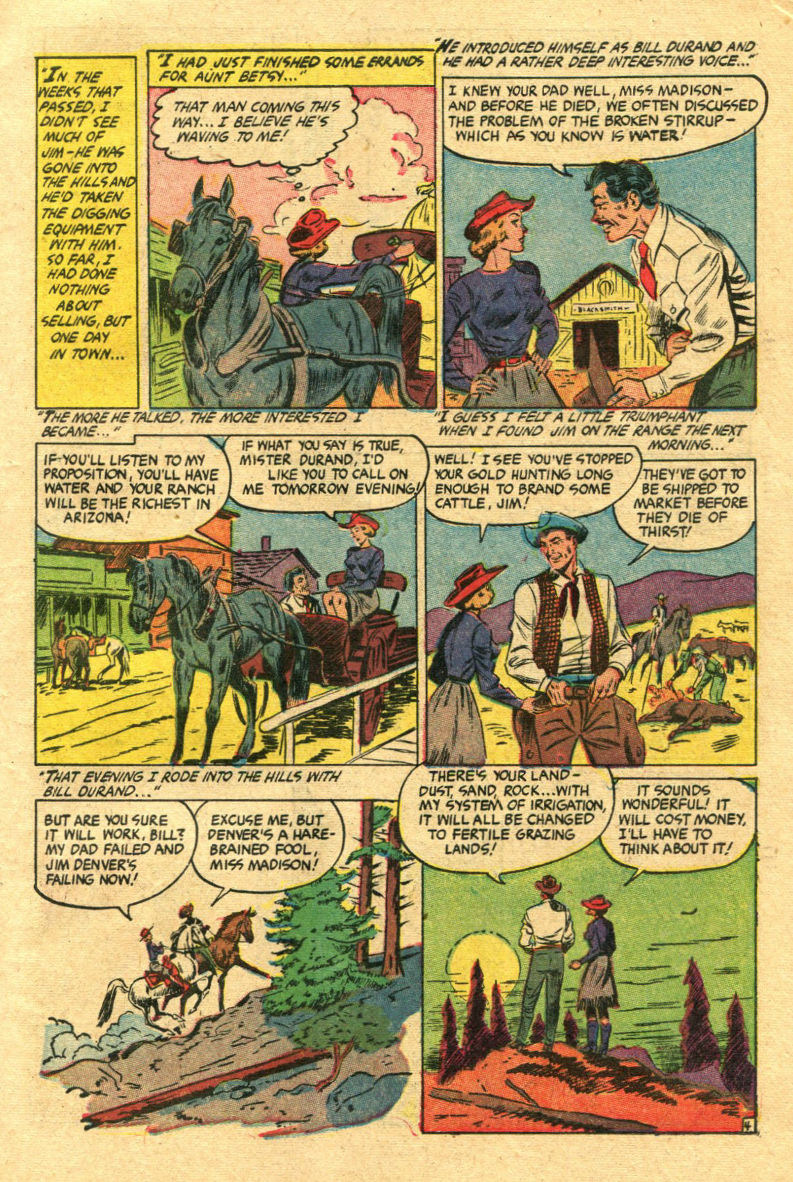 Read online Cowgirl Romances (1950) comic -  Issue #11 - 7