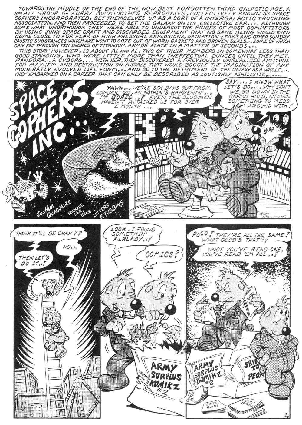 Read online Army  Surplus Komikz Featuring: Cutey Bunny comic -  Issue #2 - 26