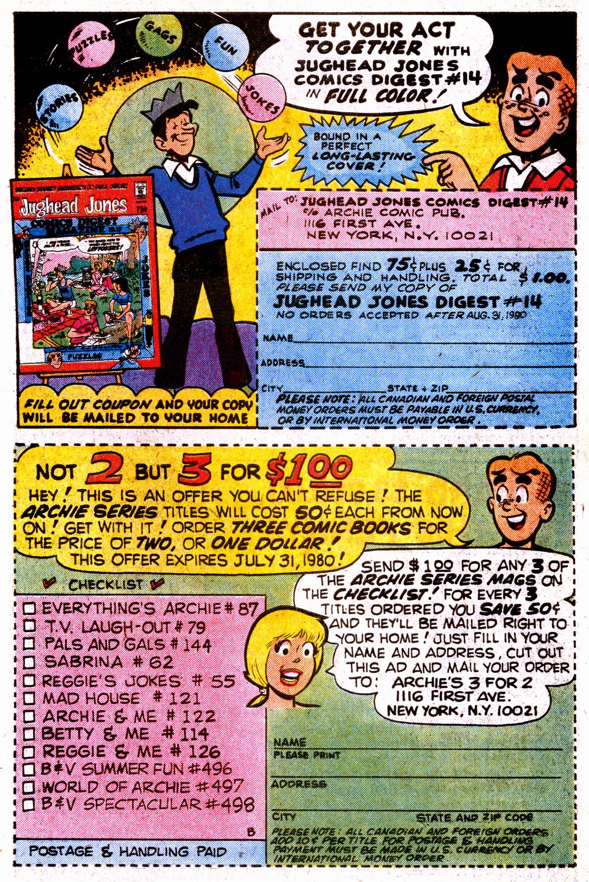 Read online Jughead (1965) comic -  Issue #303 - 22