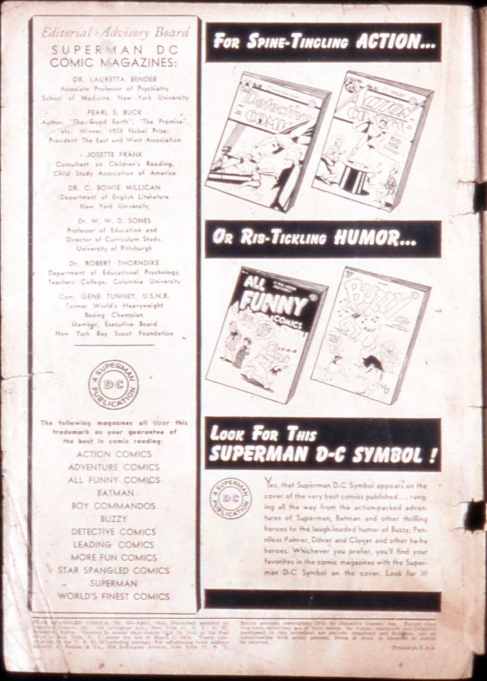 Read online Star Spangled Comics comic -  Issue #43 - 2