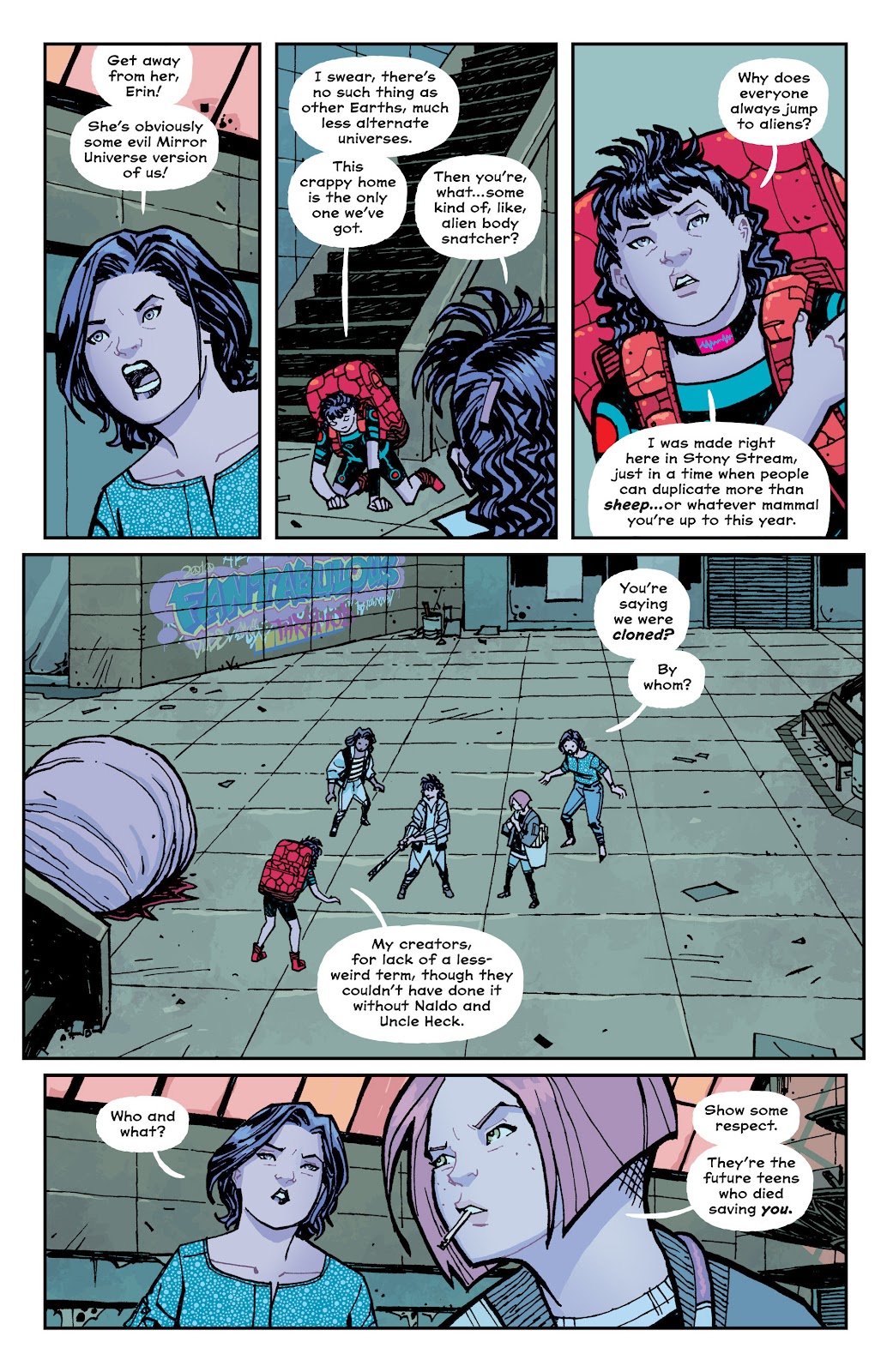 Paper Girls issue 9 - Page 15