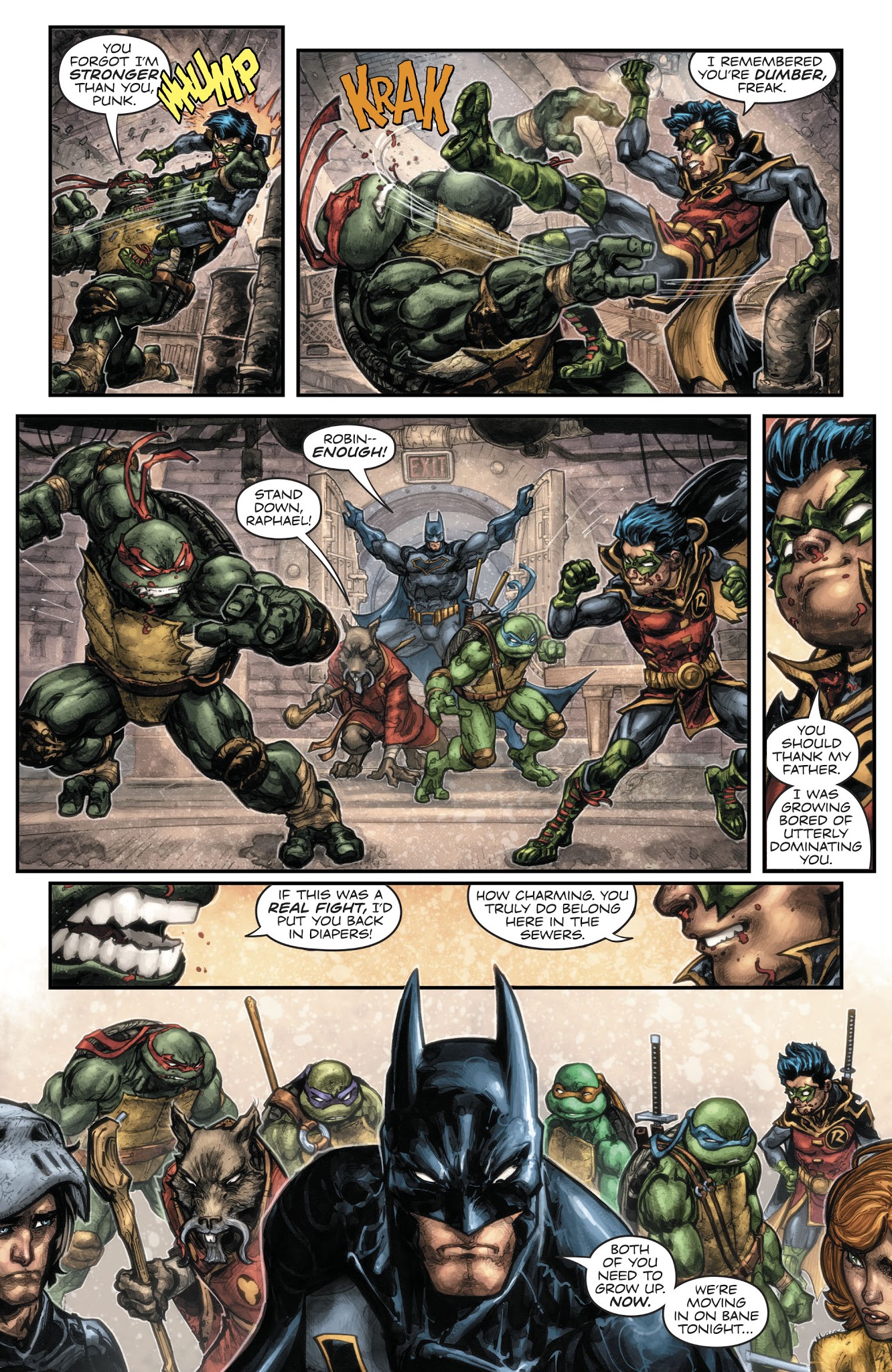 Read online Batman/Teenage Mutant Ninja Turtles II comic -  Issue #3 - 15