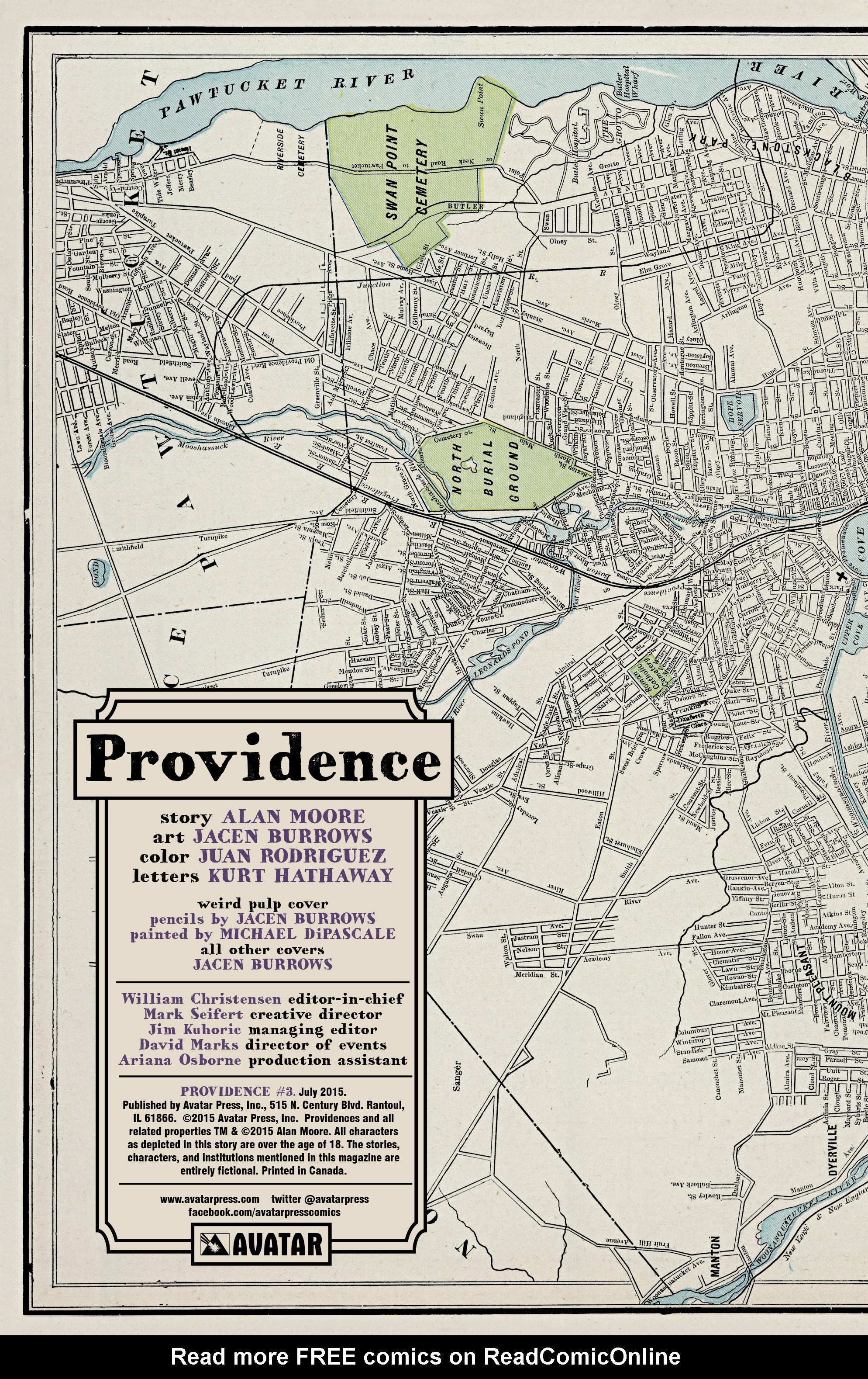 Read online Providence comic -  Issue #3 - 2