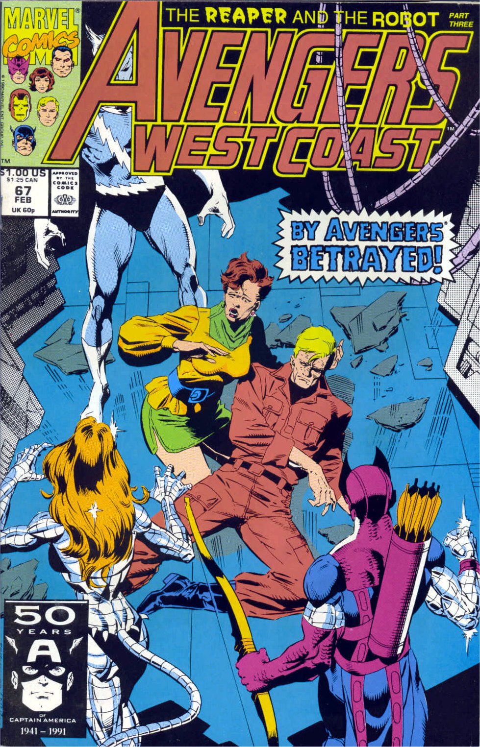 Avengers West Coast (1989) issue 67 - Page 1