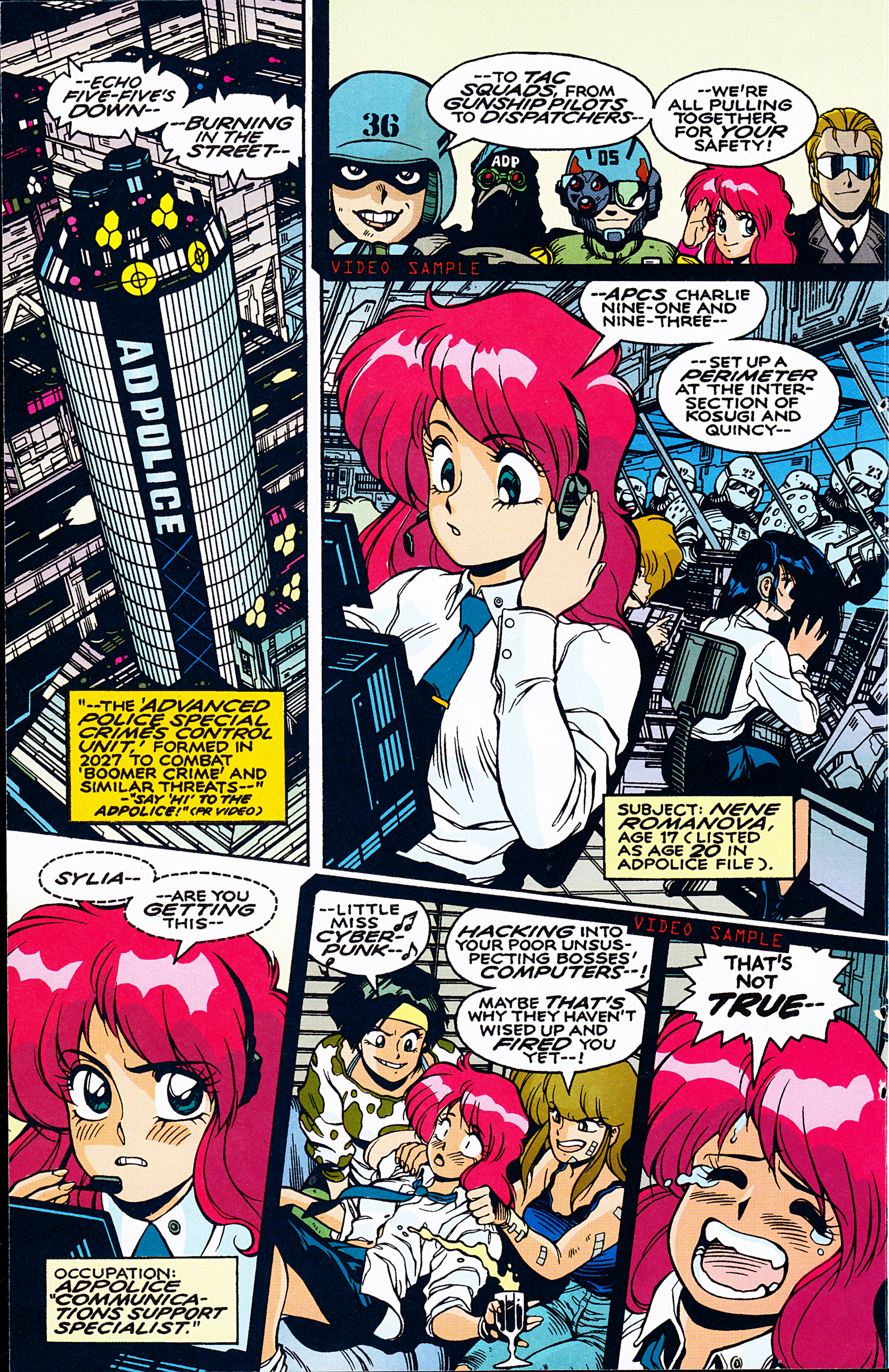 Read online Bubblegum Crisis: Grand Mal comic -  Issue #1 - 17