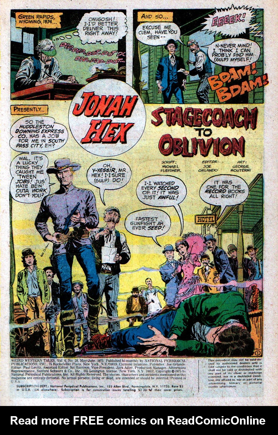 Read online Weird Western Tales (1972) comic -  Issue #28 - 2