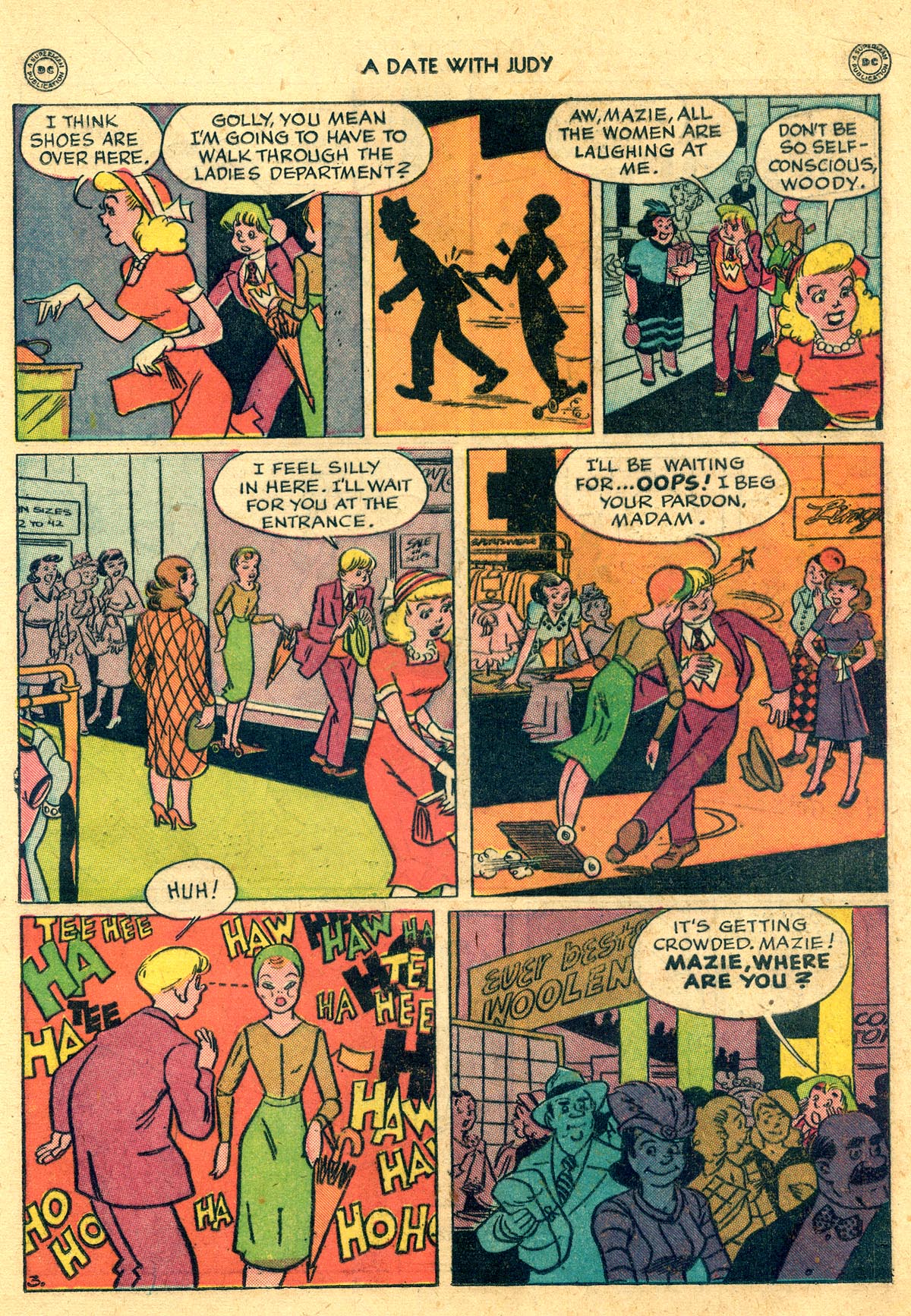 Read online A Date with Judy comic -  Issue #4 - 23
