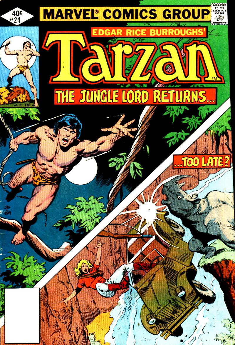 Read online Tarzan (1977) comic -  Issue #24 - 1