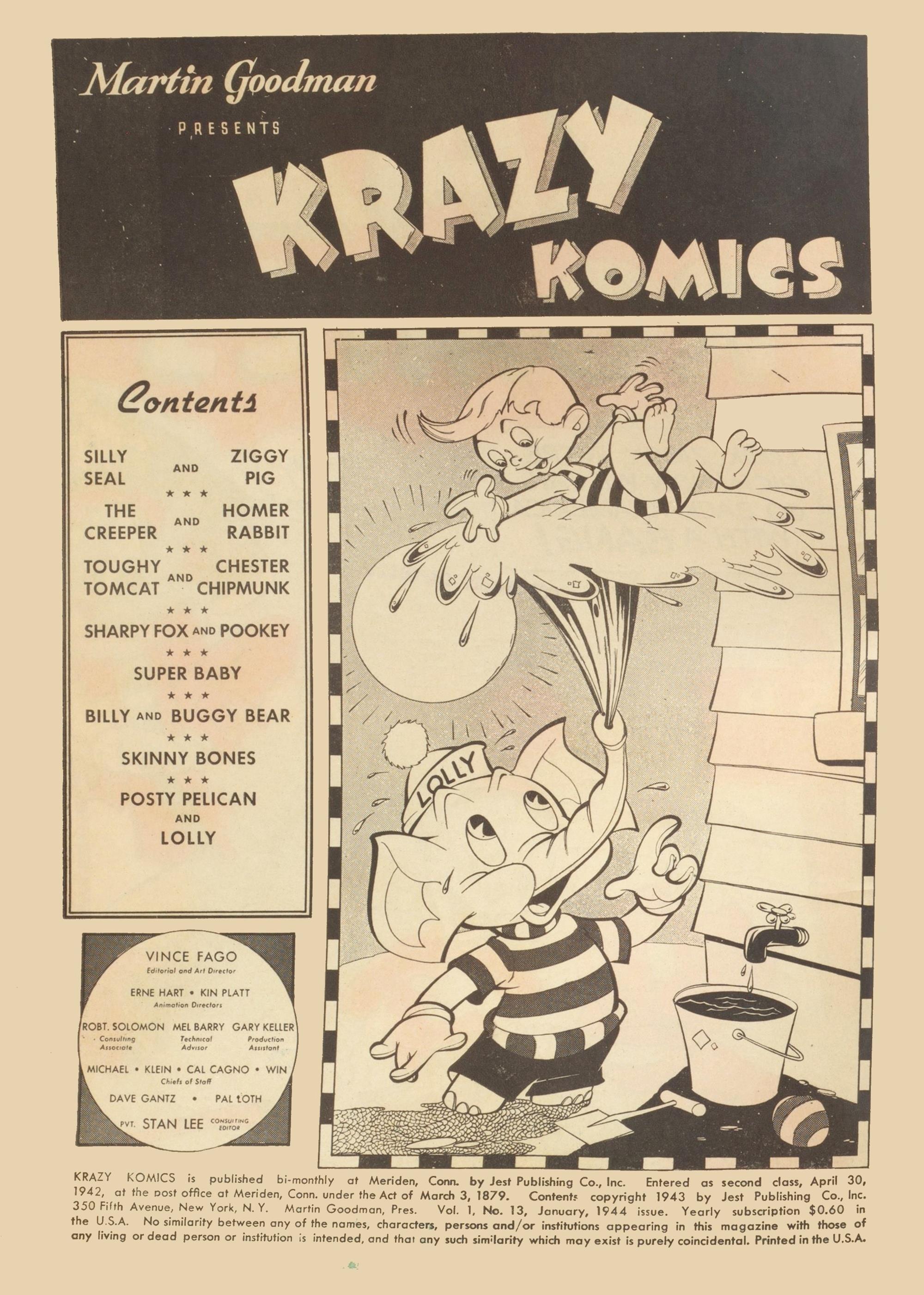 Read online Krazy Komics comic -  Issue #13 - 2