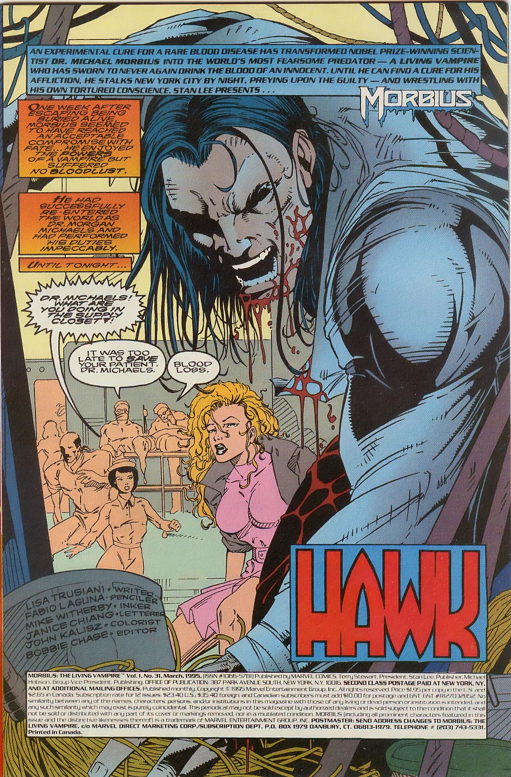Read online Morbius: The Living Vampire (1992) comic -  Issue #31 - 2