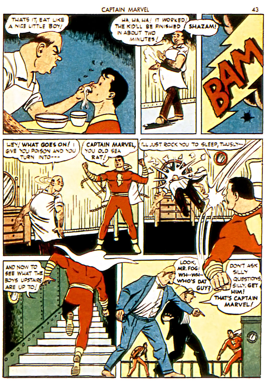 Read online Captain Marvel Adventures comic -  Issue #4 - 45