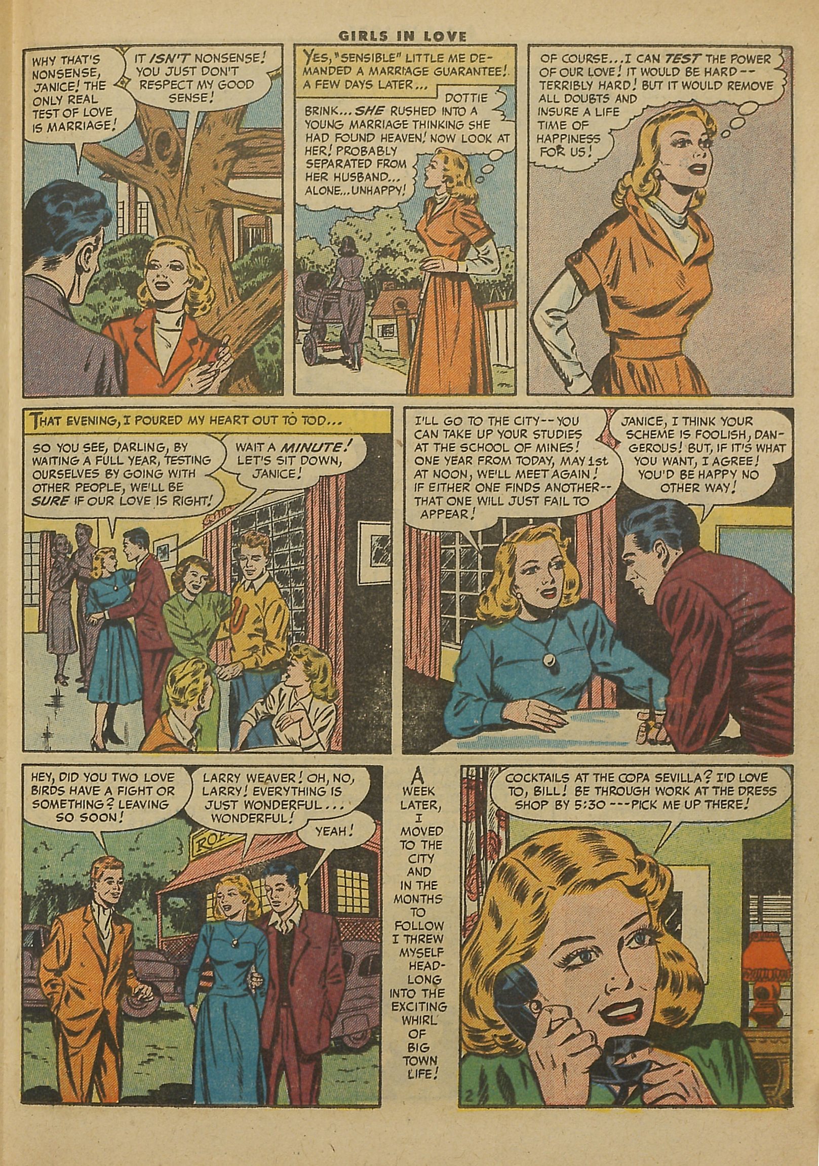 Read online Girls in Love (1955) comic -  Issue #55 - 19