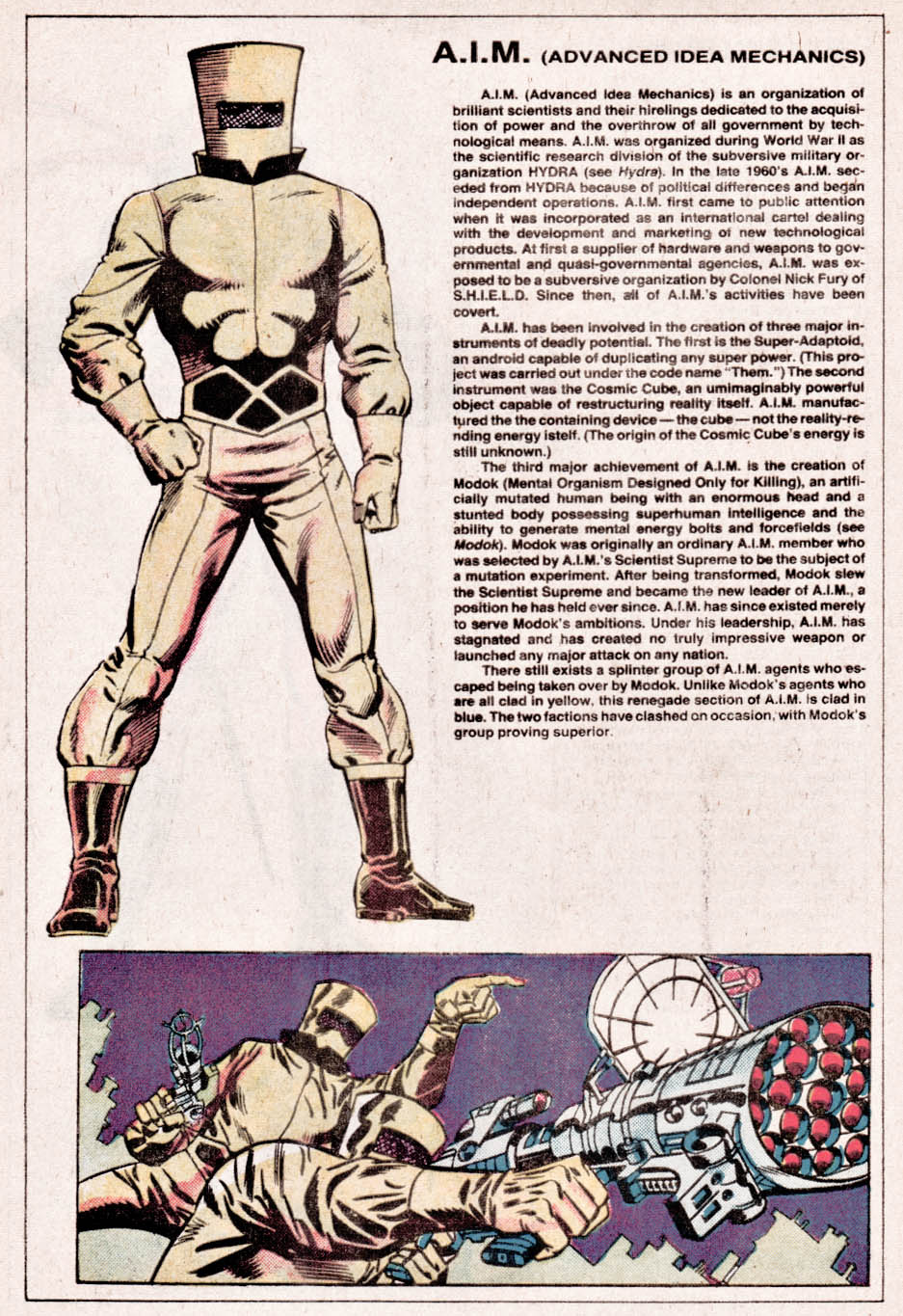Read online The Official Handbook of the Marvel Universe comic -  Issue #1 - 6