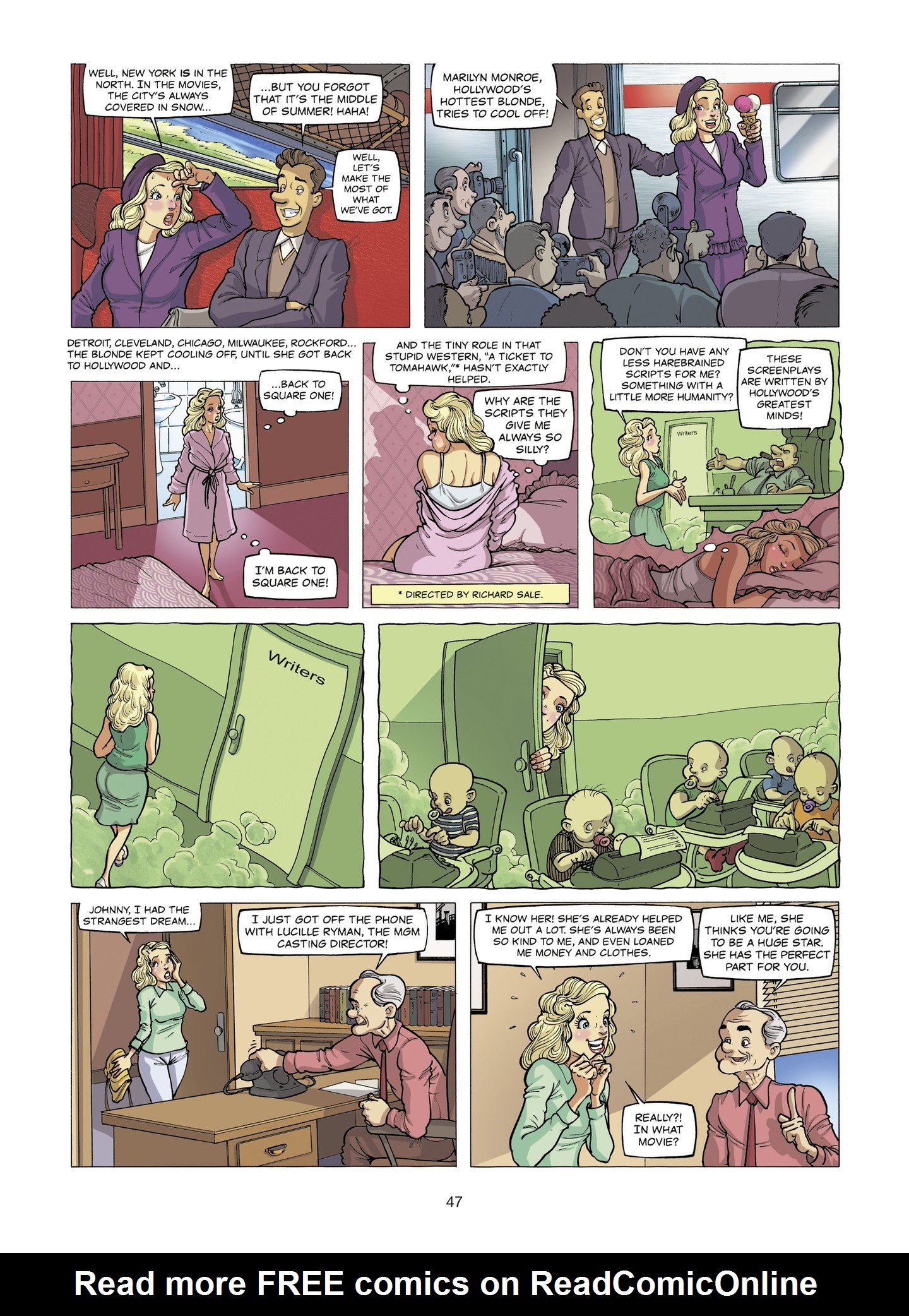 Read online The Stars of History: Marilyn Monroe comic -  Issue # TPB - 47