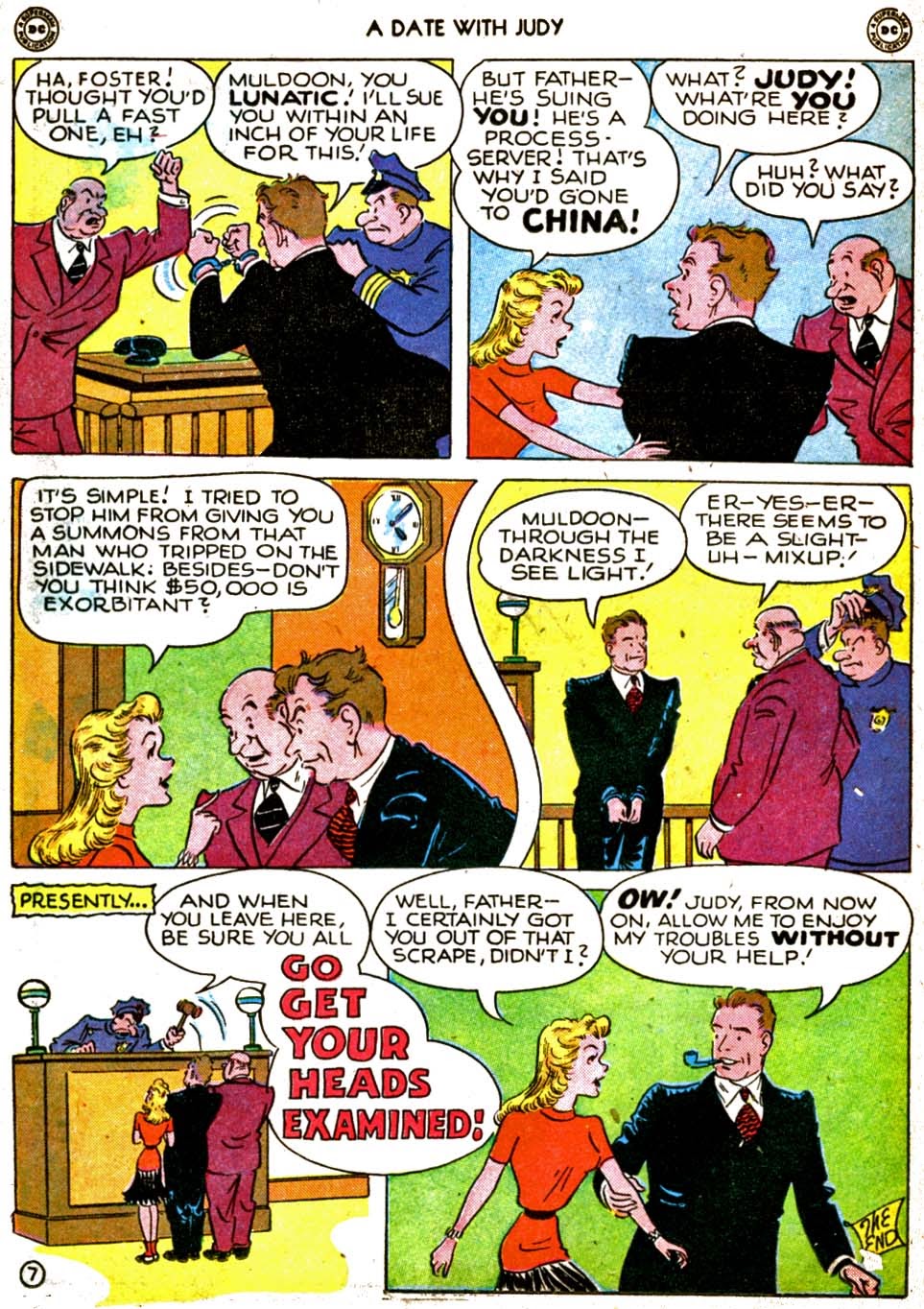 Read online A Date with Judy comic -  Issue #1 - 21