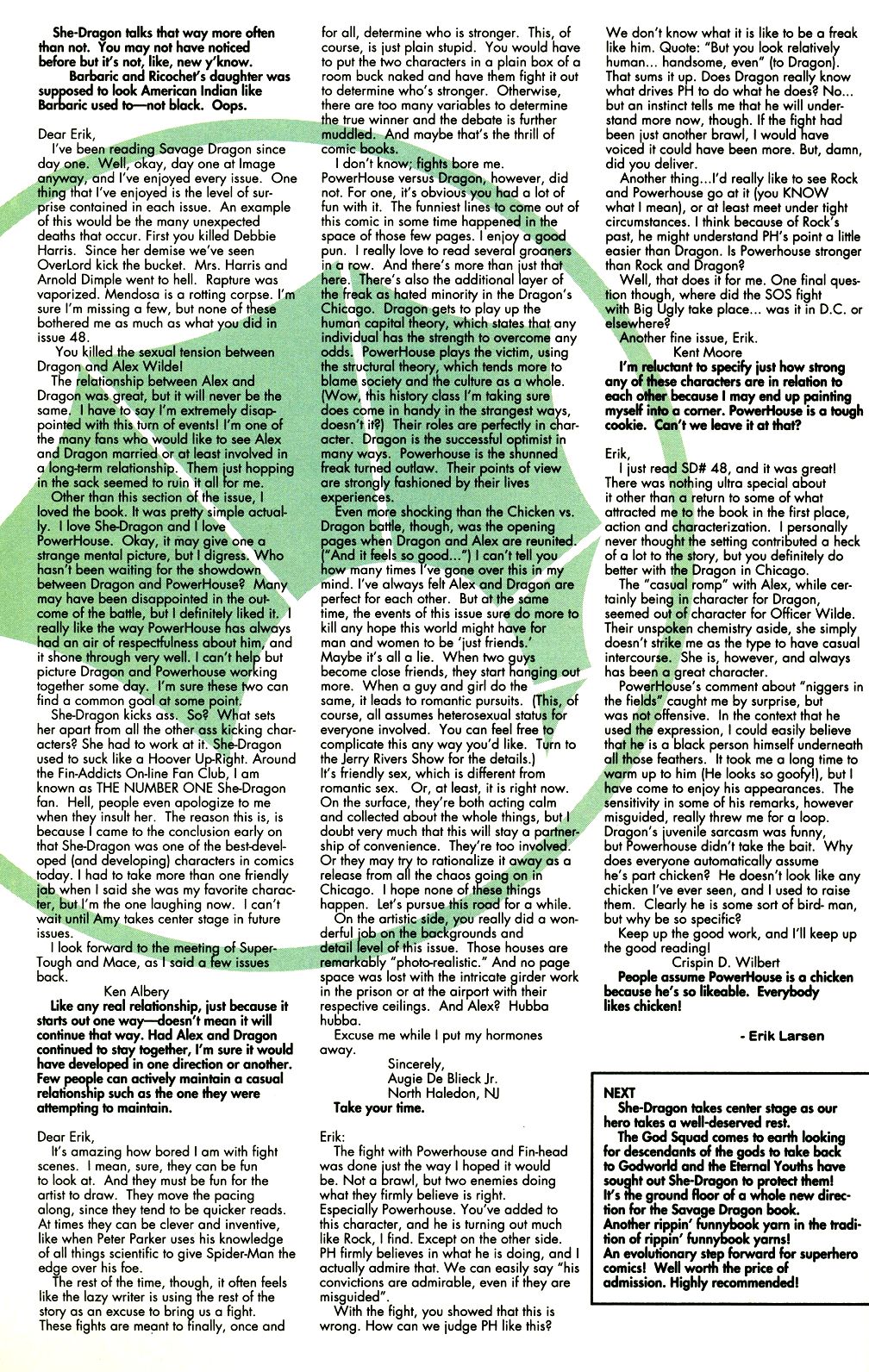 Read online The Savage Dragon (1993) comic -  Issue #50 - 96