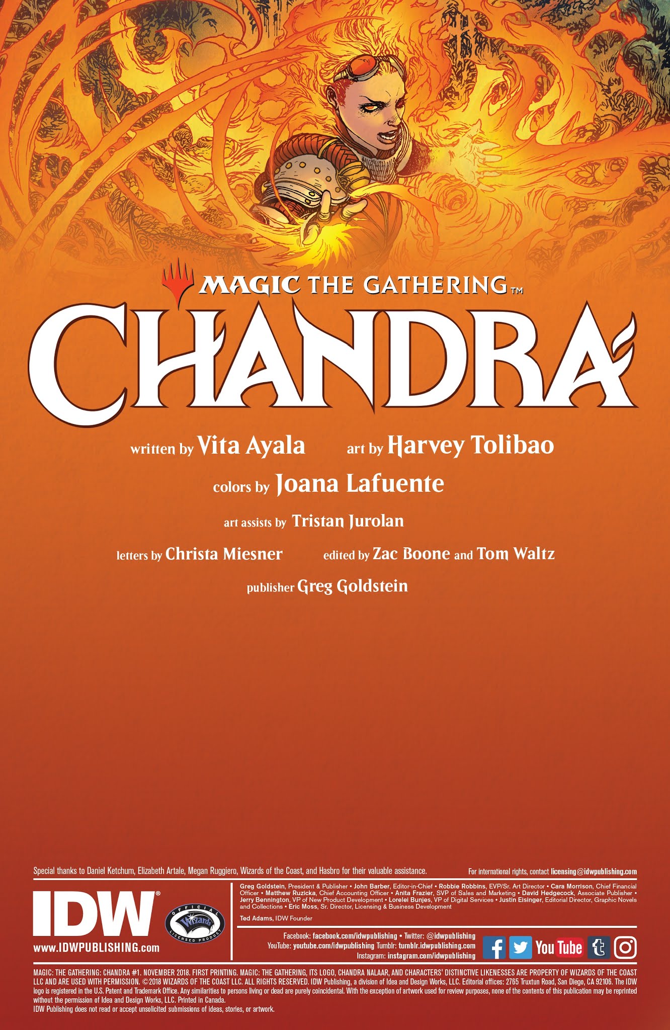 Read online Magic: The Gathering: Chandra comic -  Issue #1 - 2